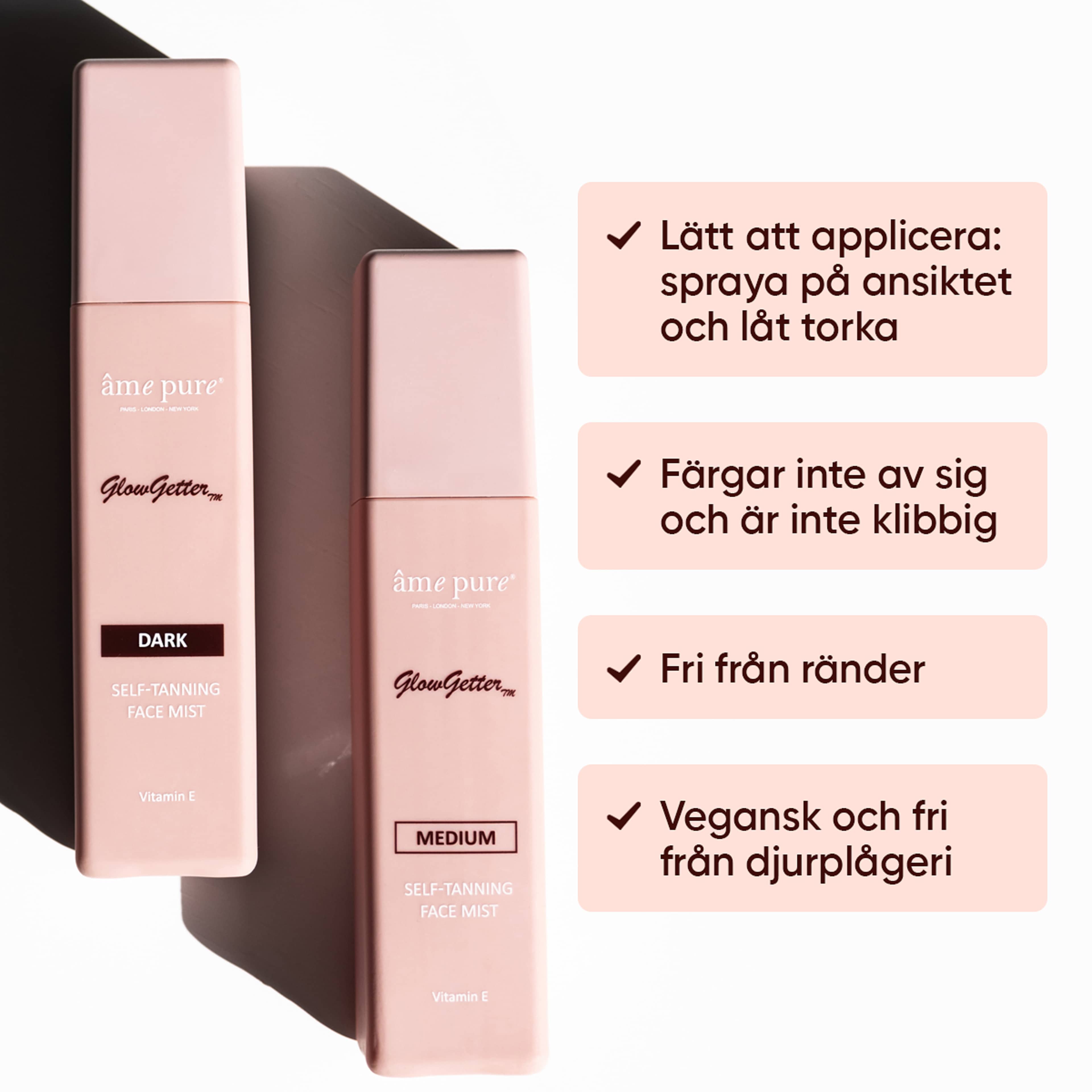 Glowgetter™ Brun Utan Sol-mist