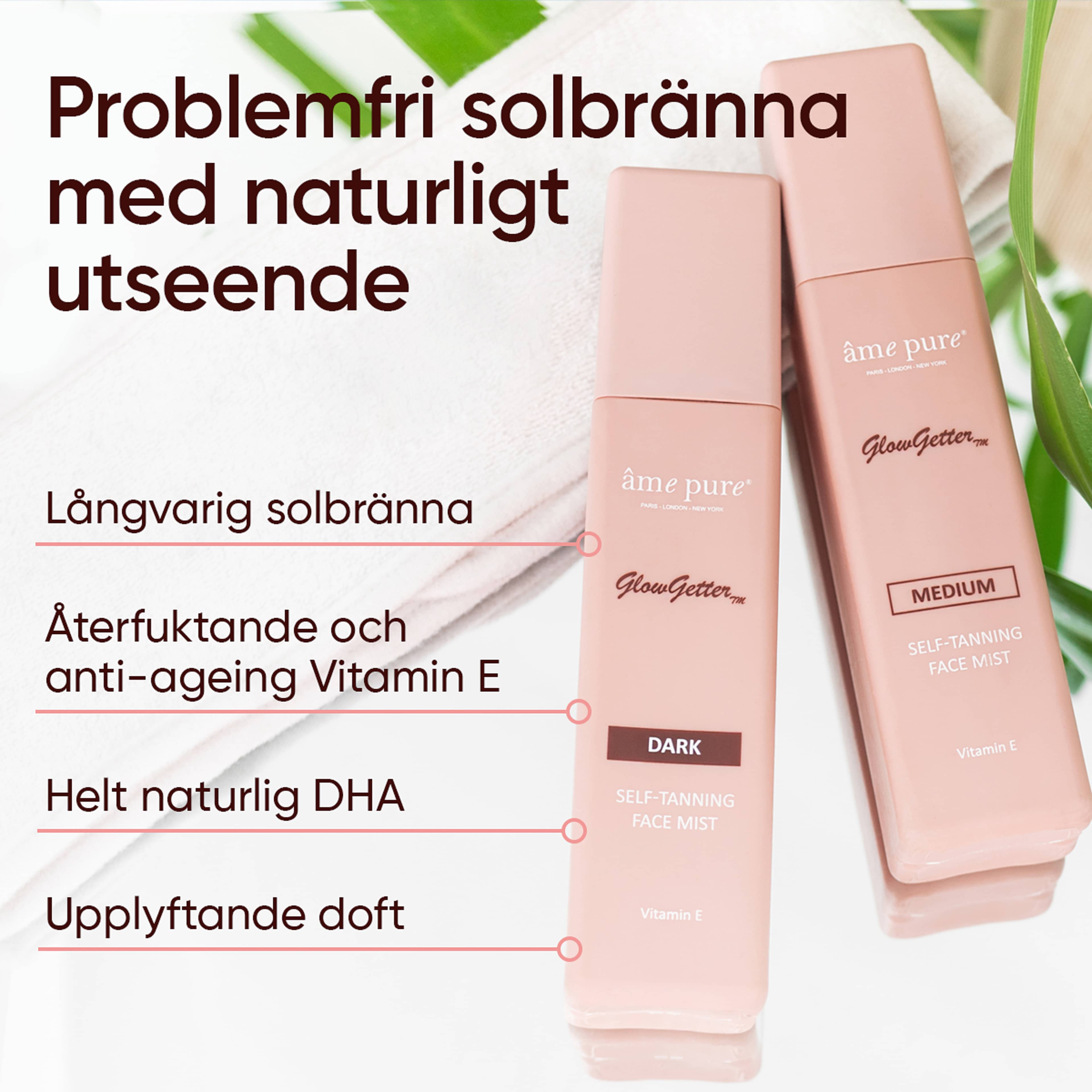Glowgetter™ Brun Utan Sol-mist