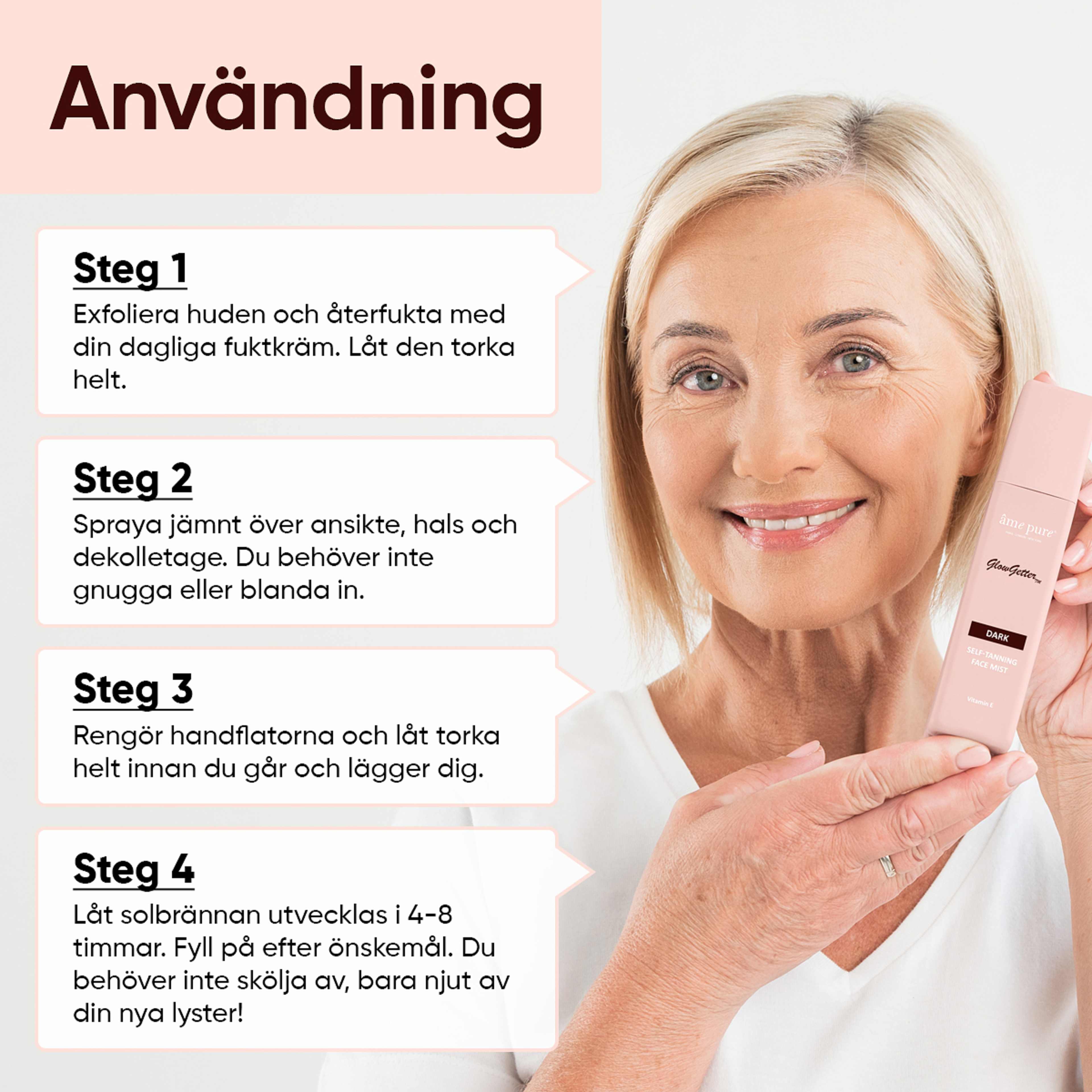 Glowgetter™ Brun Utan Sol-mist