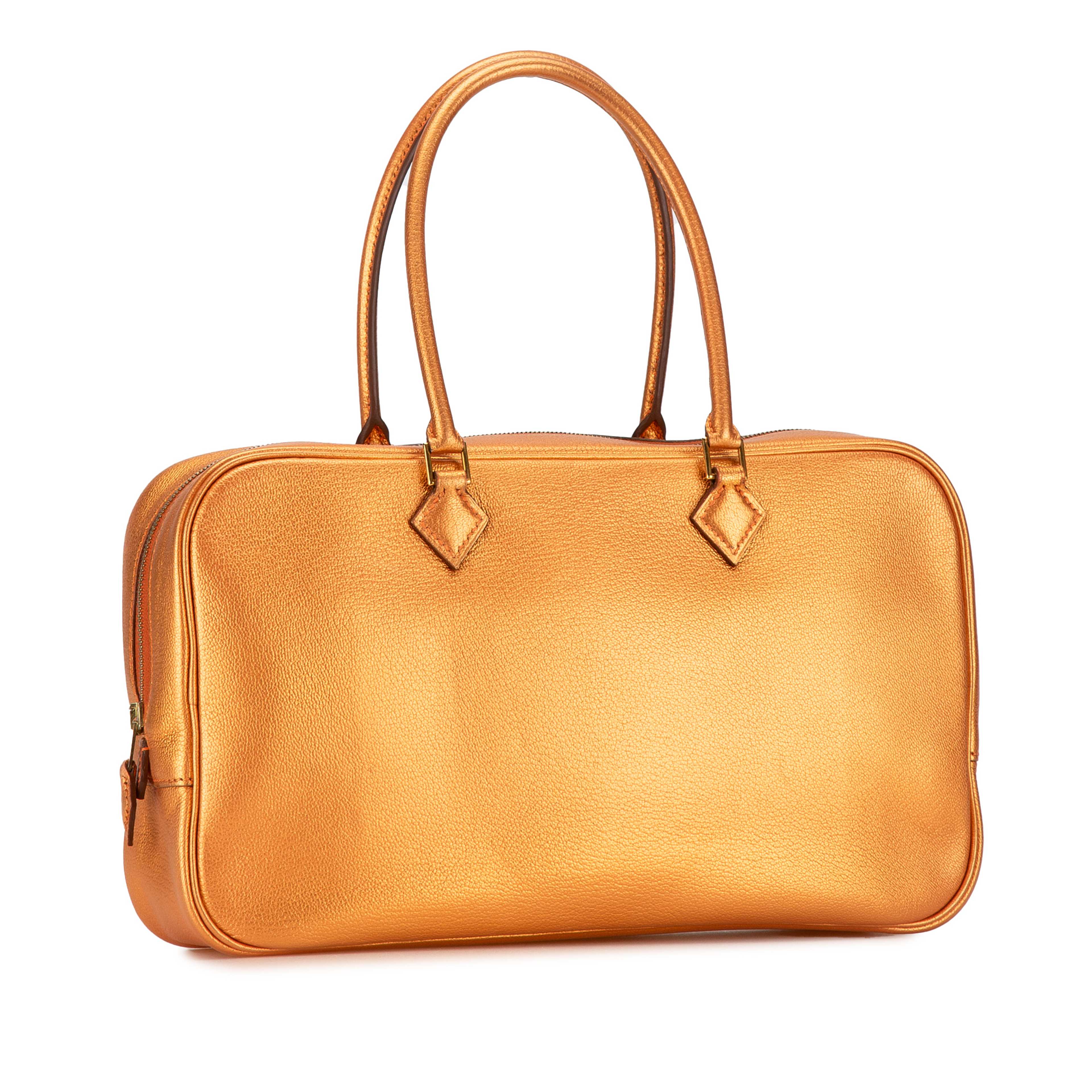 Hermès Metallic Chevre Coromandel Plume Elan 28