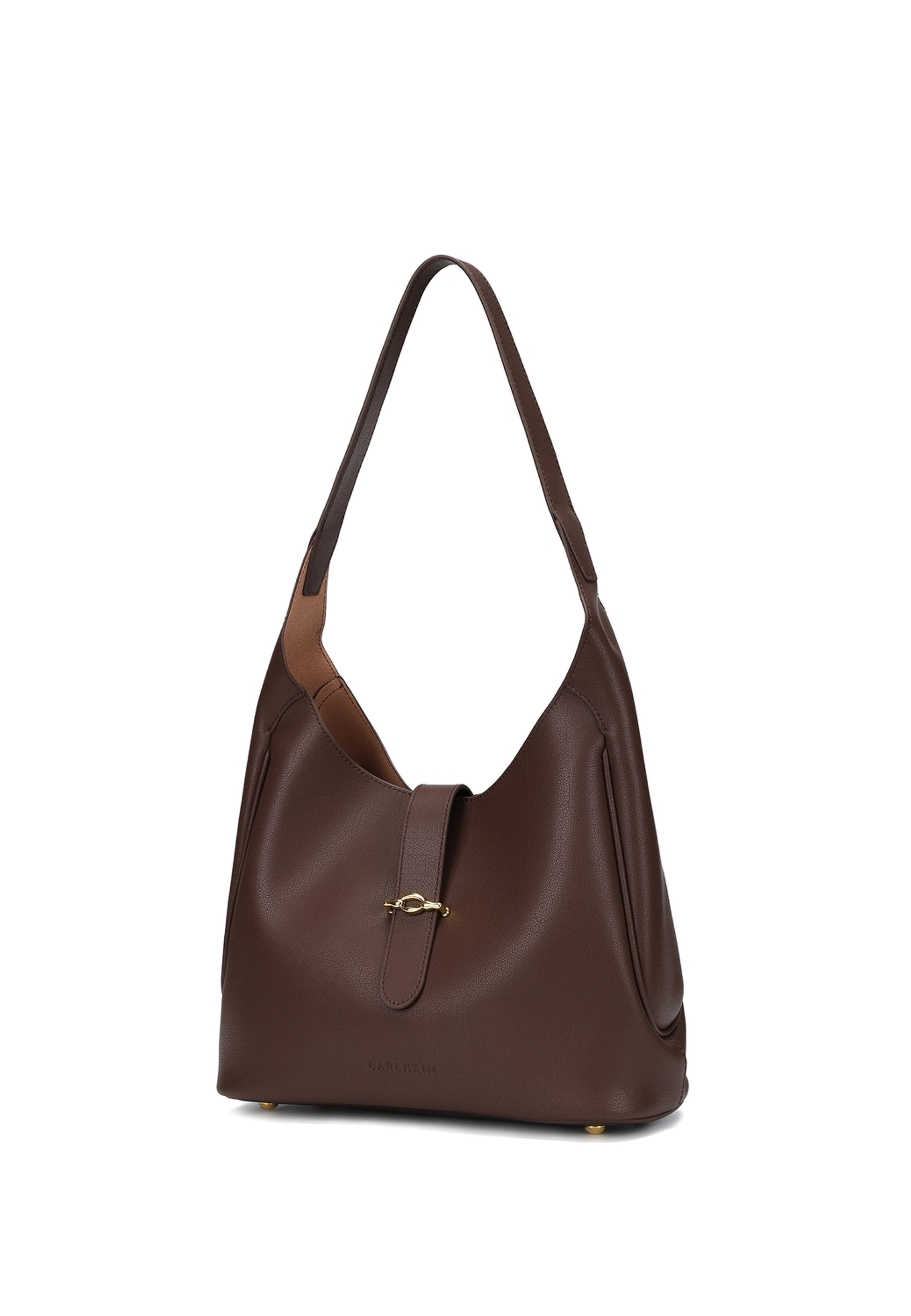 Axelväska Statement, från Carlheim, i färgen brun. Klicka för att öppna bilden i stort format