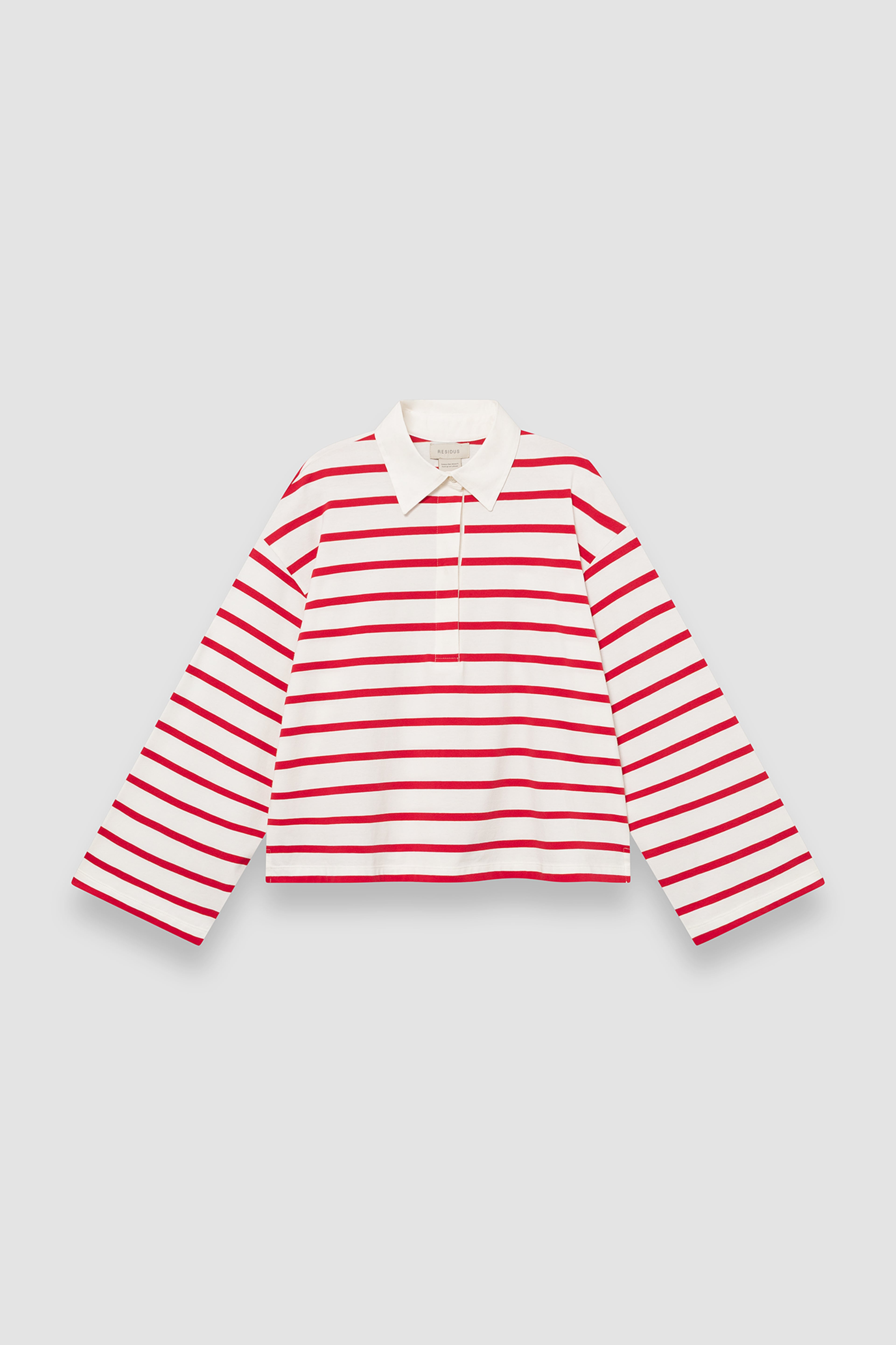 Tommy Popover - Raspberry Stripe, från Residus, i färgen red. Klicka för att öppna bilden i stort format