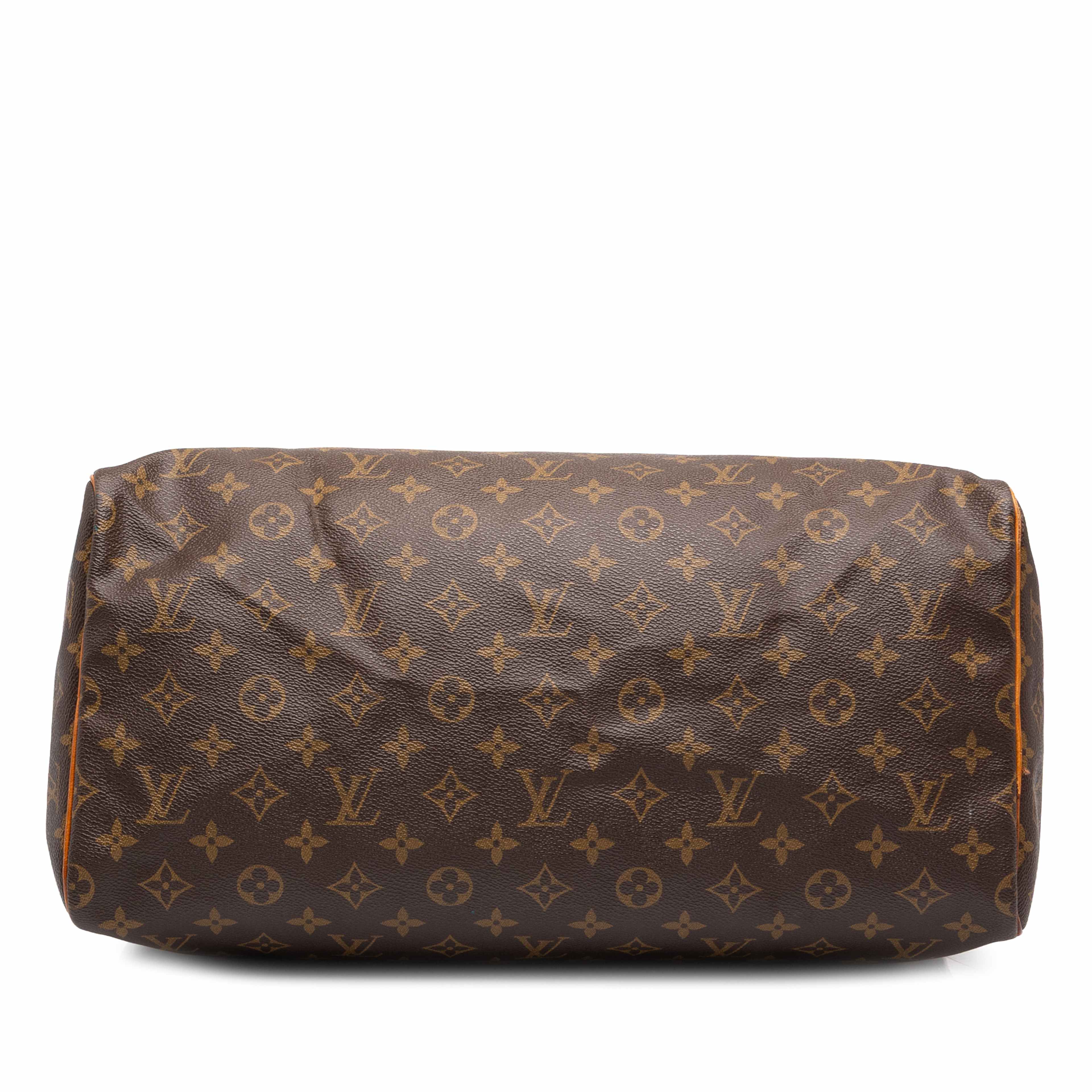Louis Vuitton Monogram Speedy 40, från Luxclusif, i färgen brun. Klicka för att öppna bilden i stort format