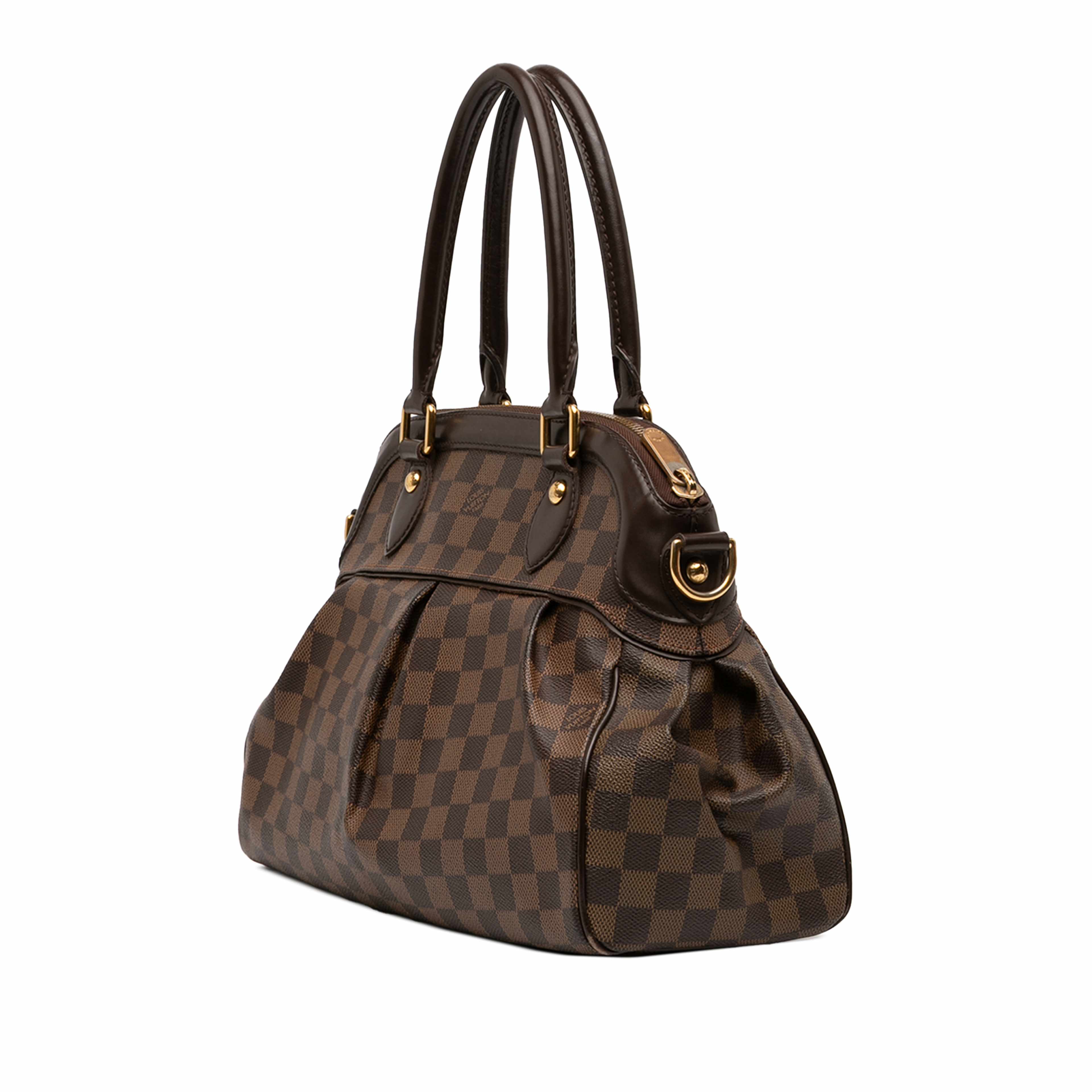 Louis Vuitton Damier Ebene Trevi Pm, från Luxclusif, i färgen brun. Klicka för att öppna bilden i stort format
