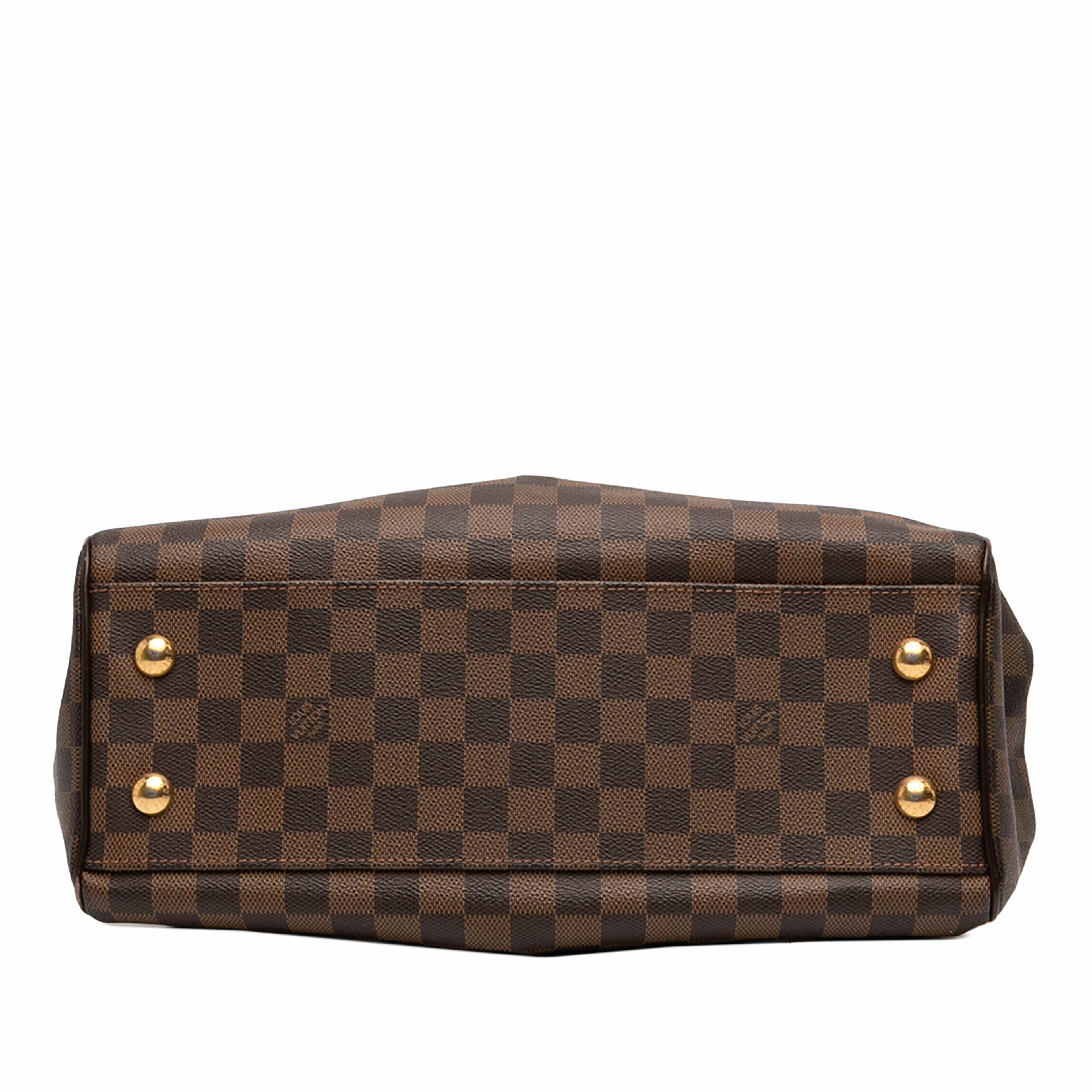 Louis Vuitton Damier Ebene Trevi Pm, från Luxclusif, i färgen brun. Klicka för att öppna bilden i stort format