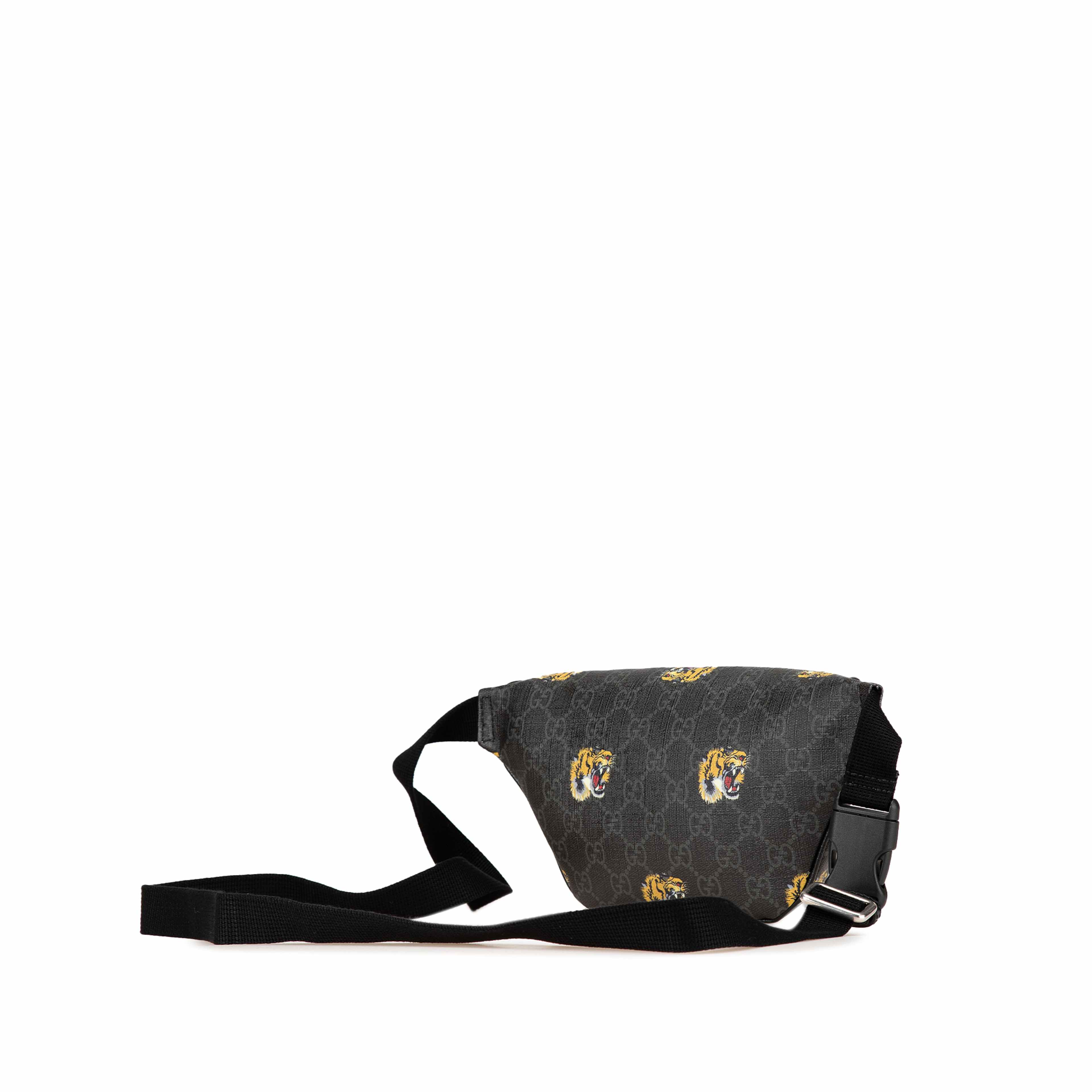 Gucci Gg Supreme Tiger Belt Bag