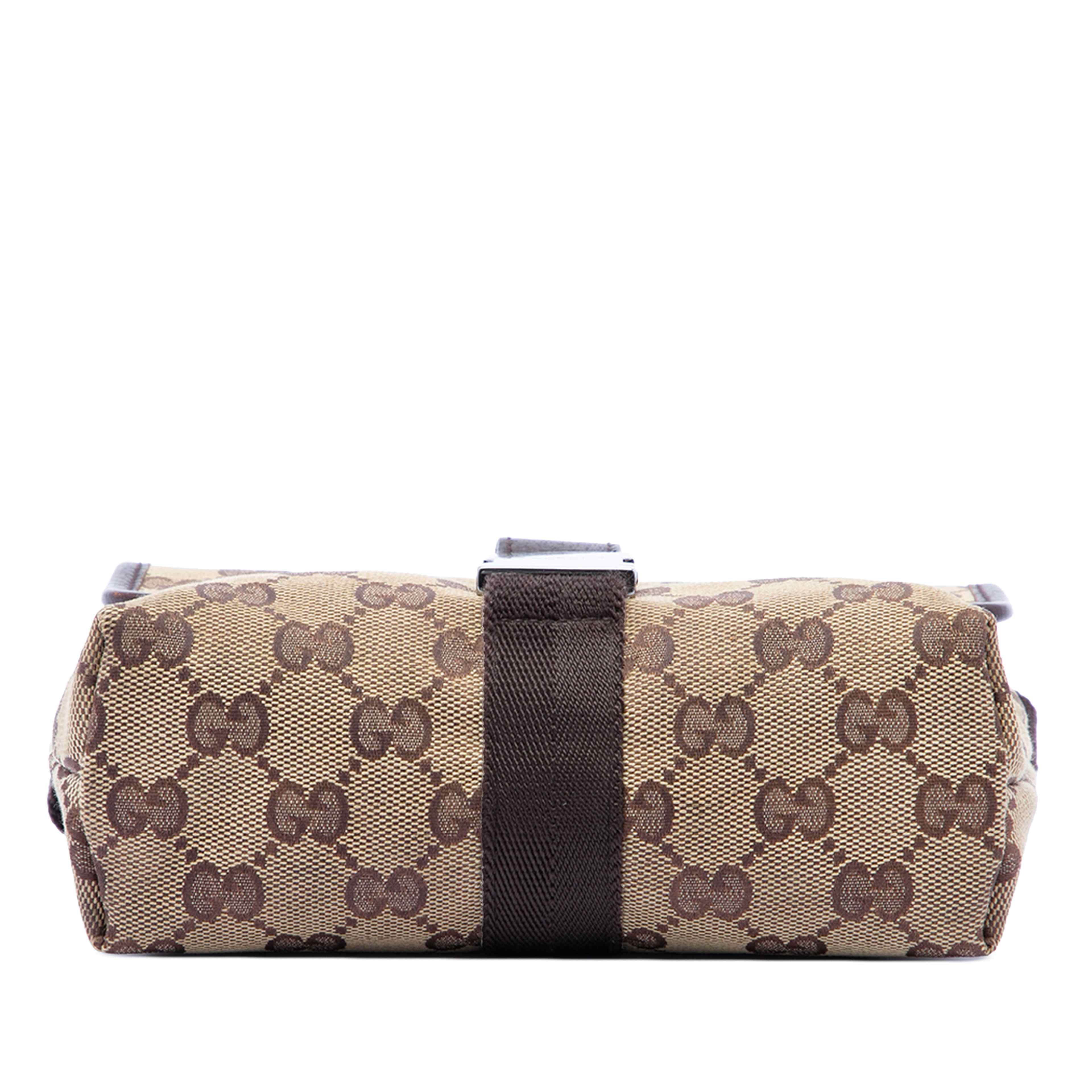 Gucci Gg Canvas Belt Bag, från Luxclusif, i färgen beige. Klicka för att öppna bilden i stort format