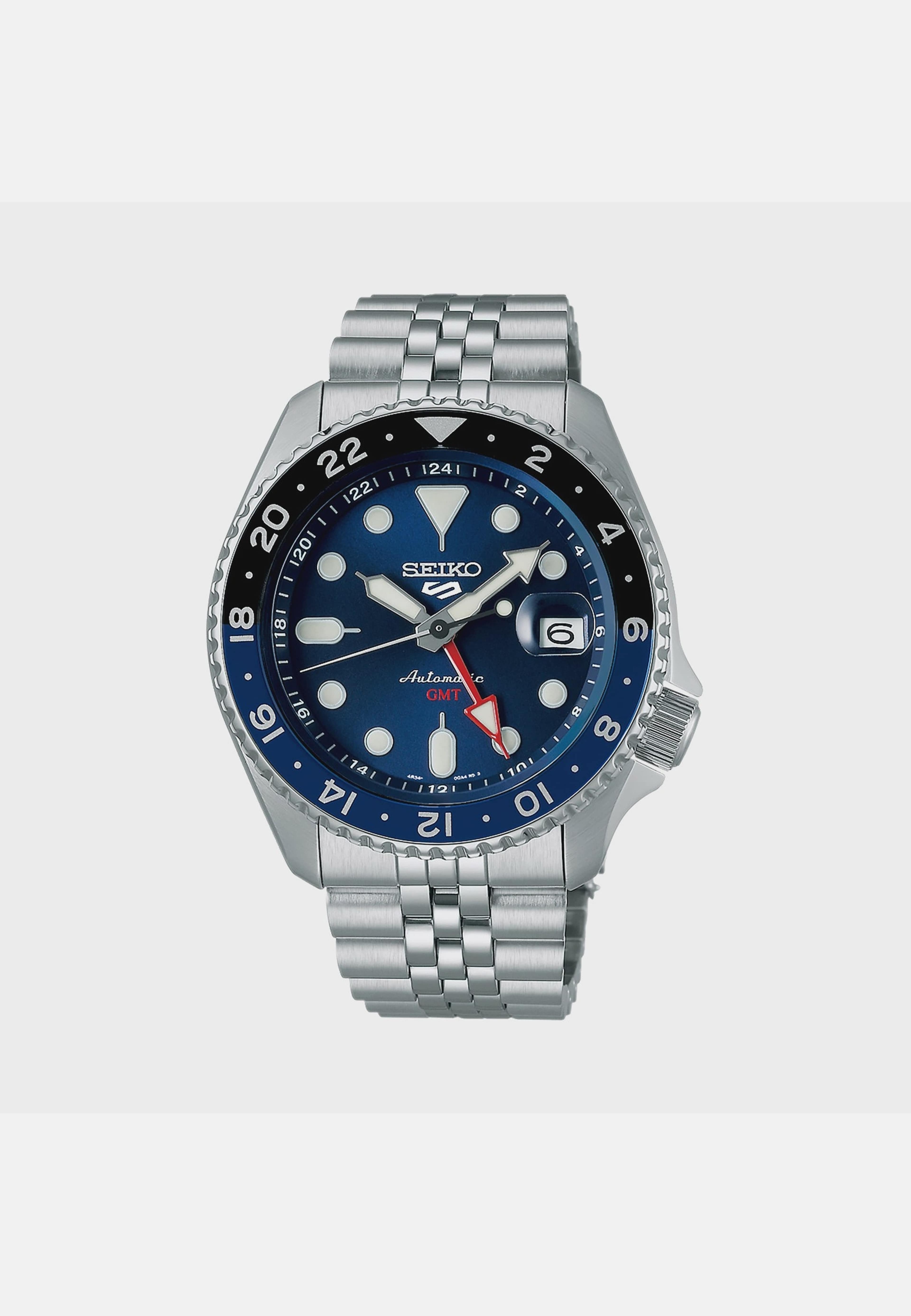 Seiko 5 Sports Automatic Blå/stål, Stållänk - Ssk003k1, från Seiko, i färgen 1. Klicka för att öppna bilden i stort format