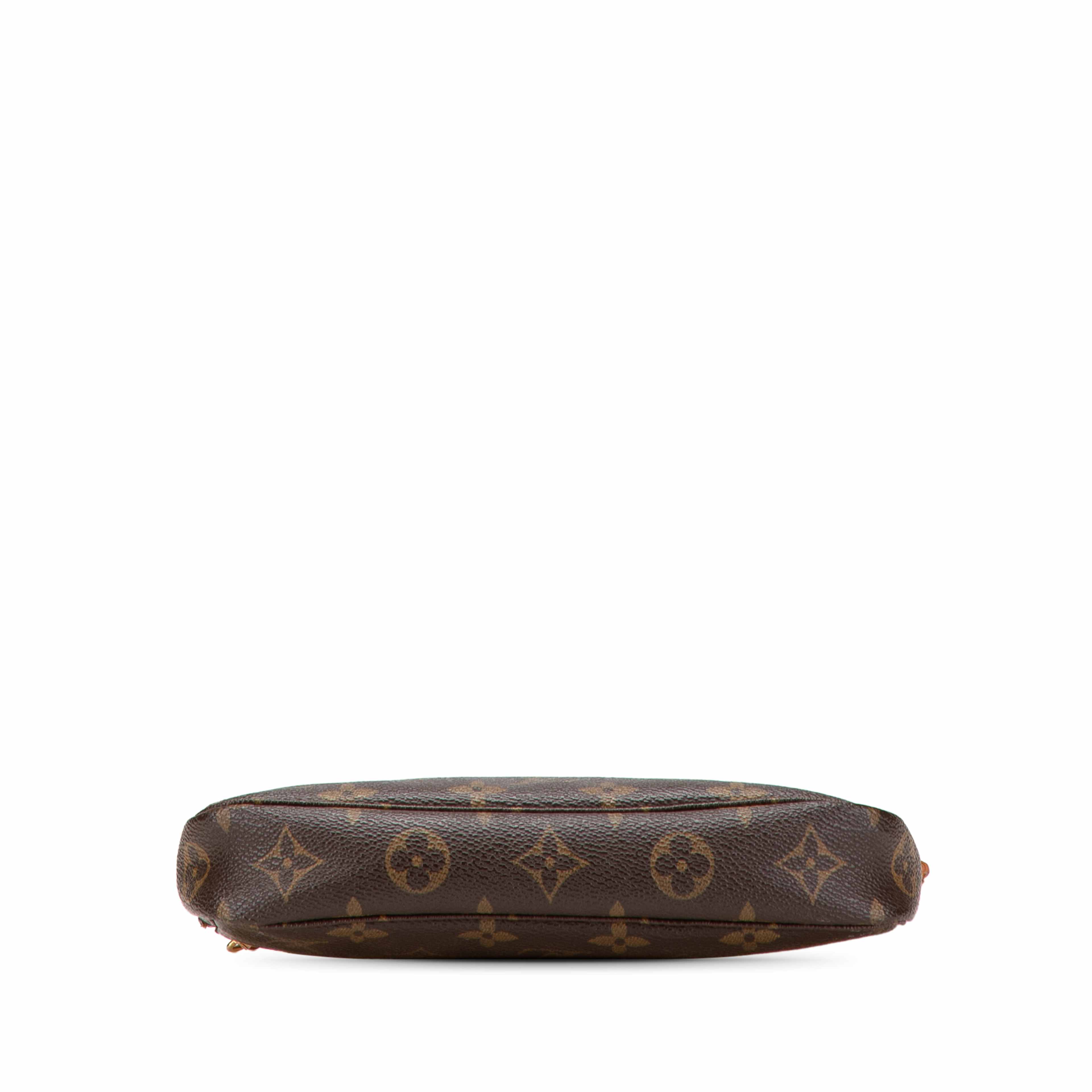 Louis Vuitton Monogram Pochette Accessoires, från Luxclusif, i färgen brown. Klicka för att öppna bilden i stort format