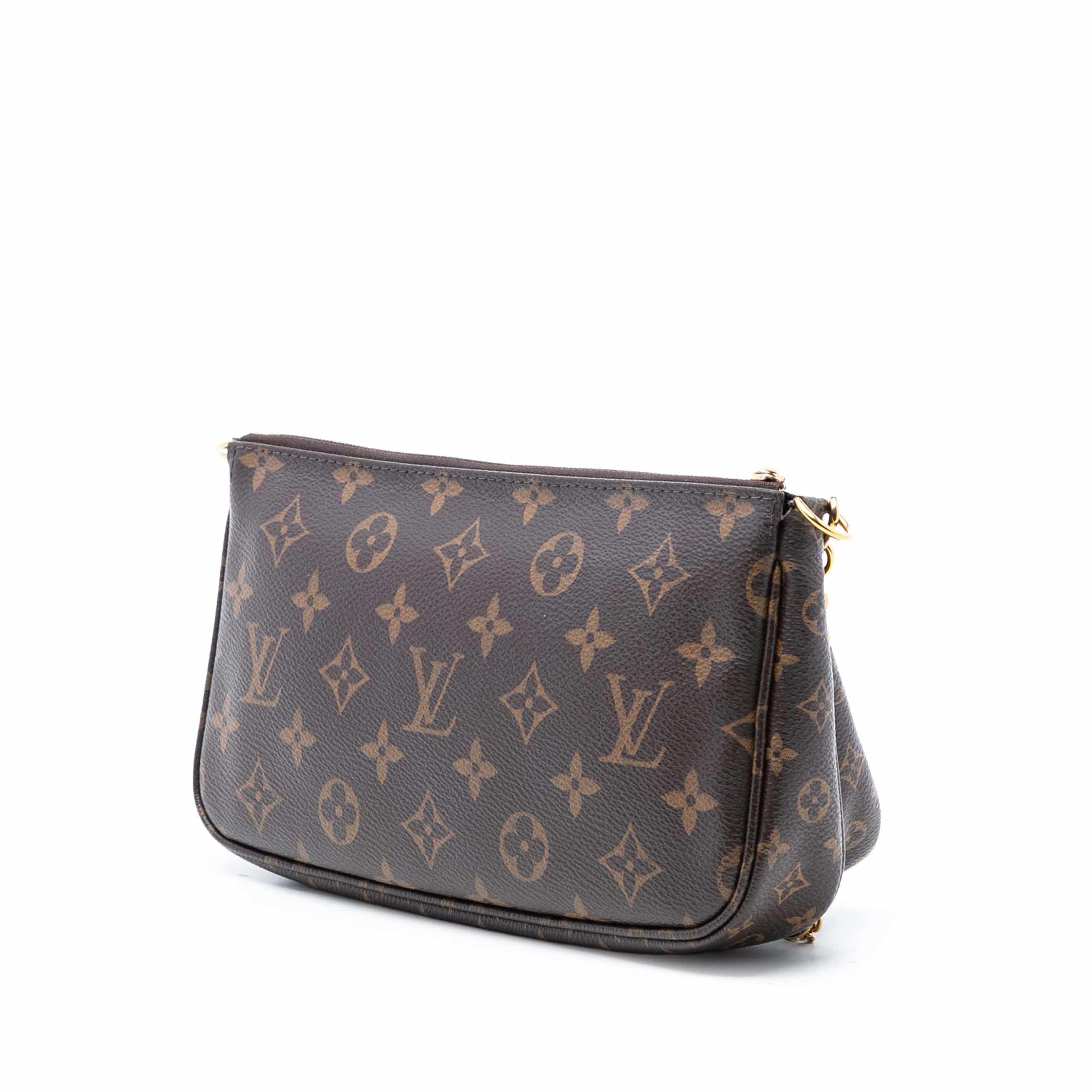 Louis Vuitton Monogram Multi Pochette Accessoires, från Luxclusif, i färgen brown. Klicka för att öppna bilden i stort format