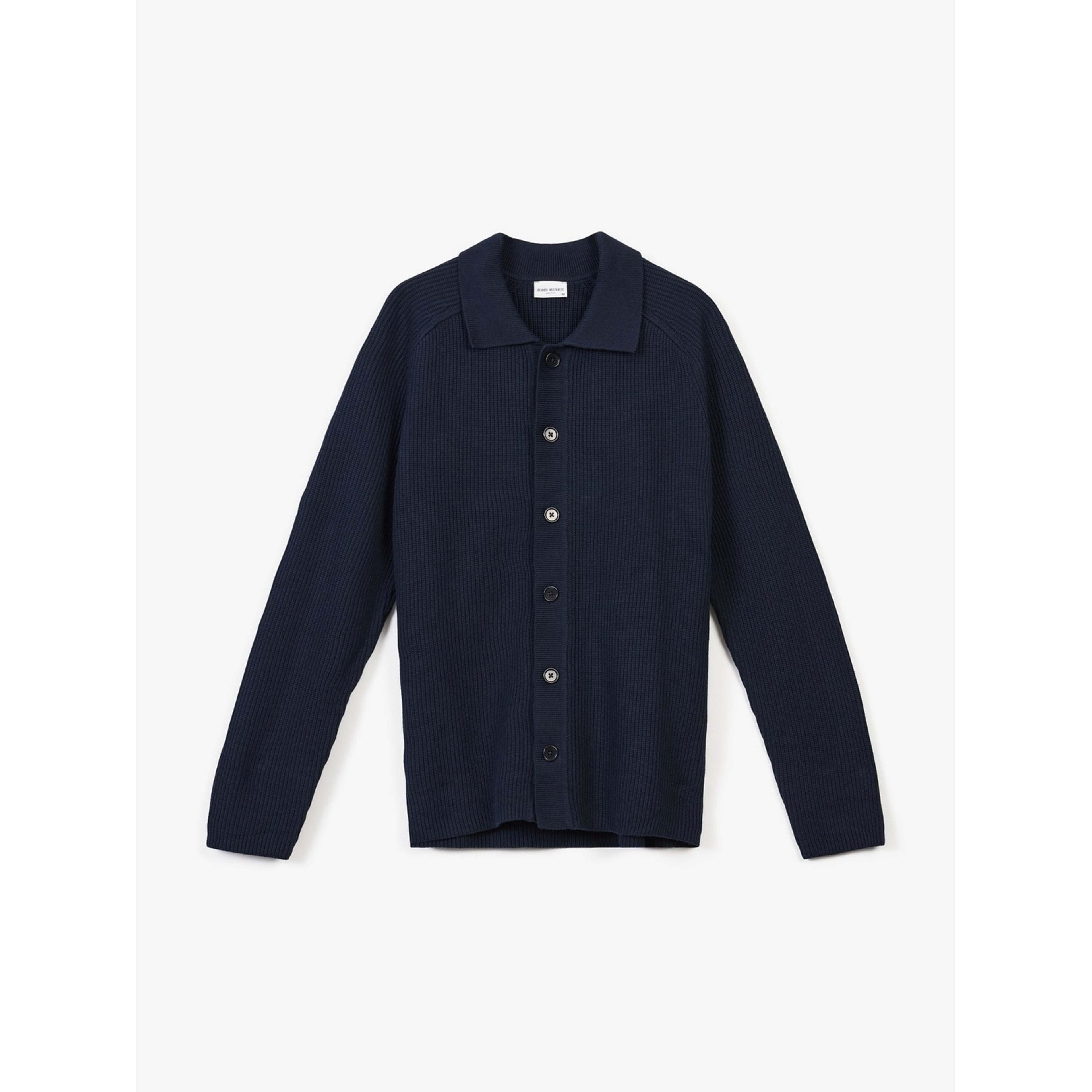 Cotton Rib Knitted Cardigan (milo)