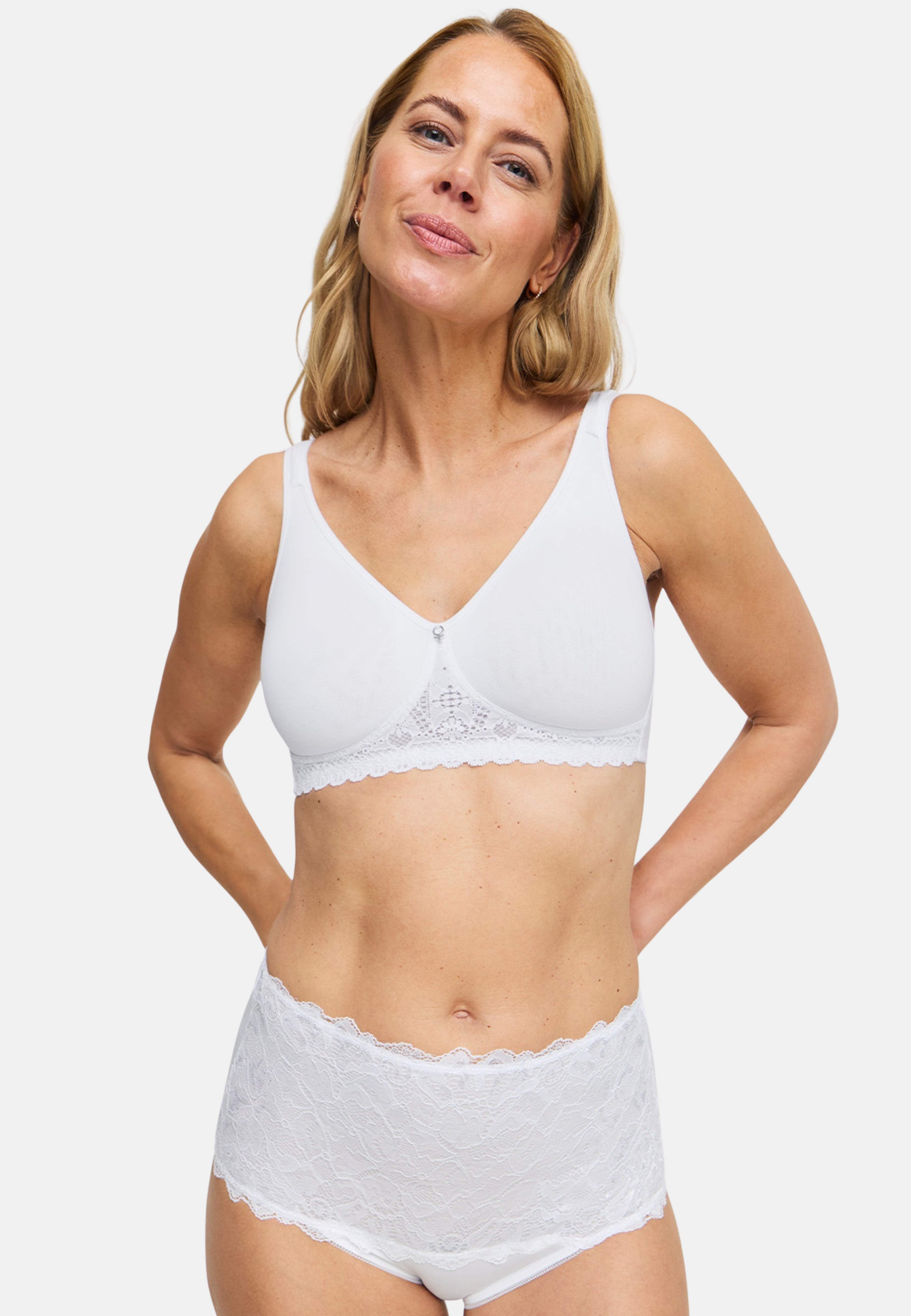 Beautiform Bh Utan Bygel, Fairtrade, från Swegmark, i färgen white. Klicka för att öppna bilden i stort format