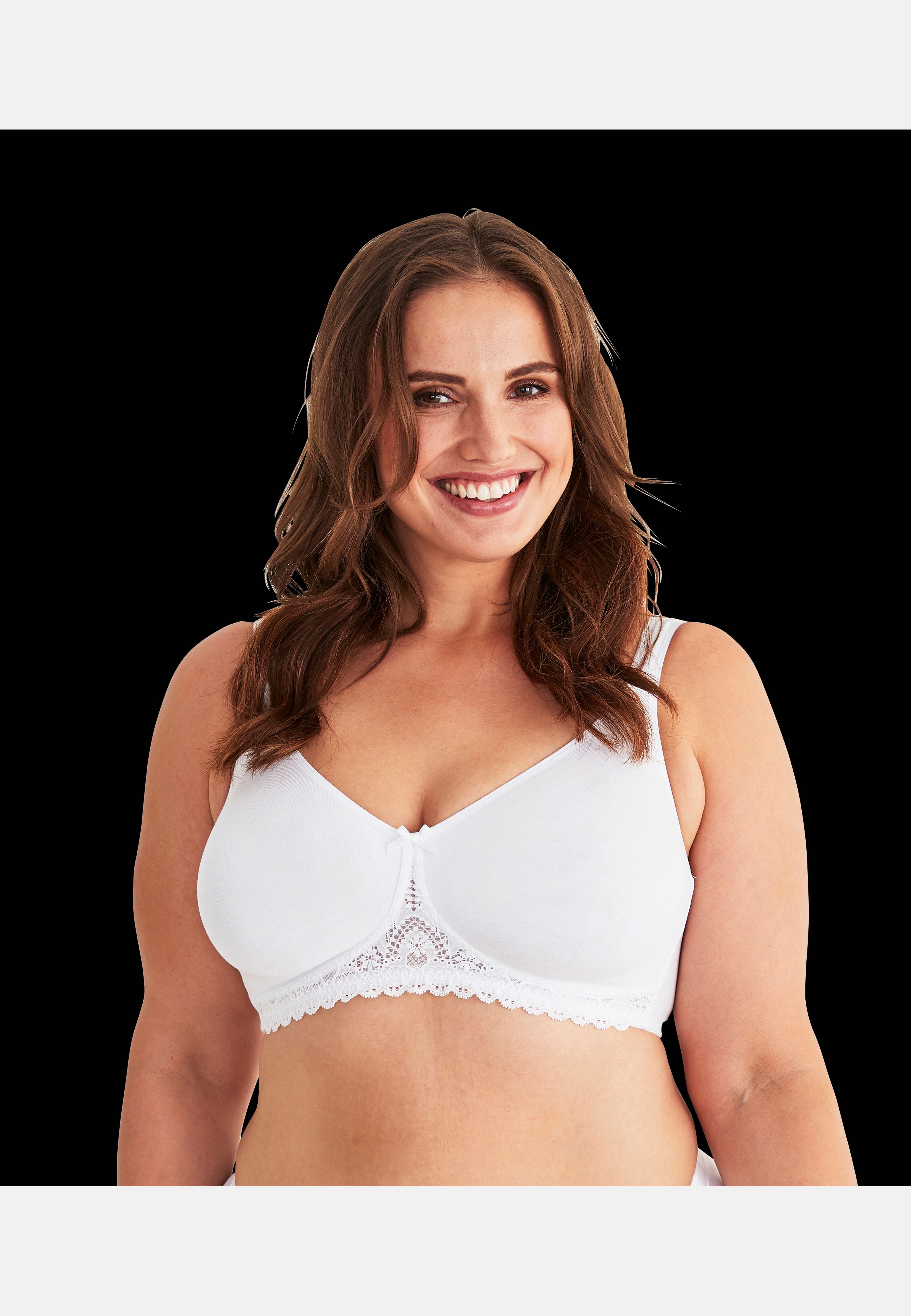 Beautiform Bh Utan Bygel, Fairtrade, från Swegmark, i färgen white. Klicka för att öppna bilden i stort format