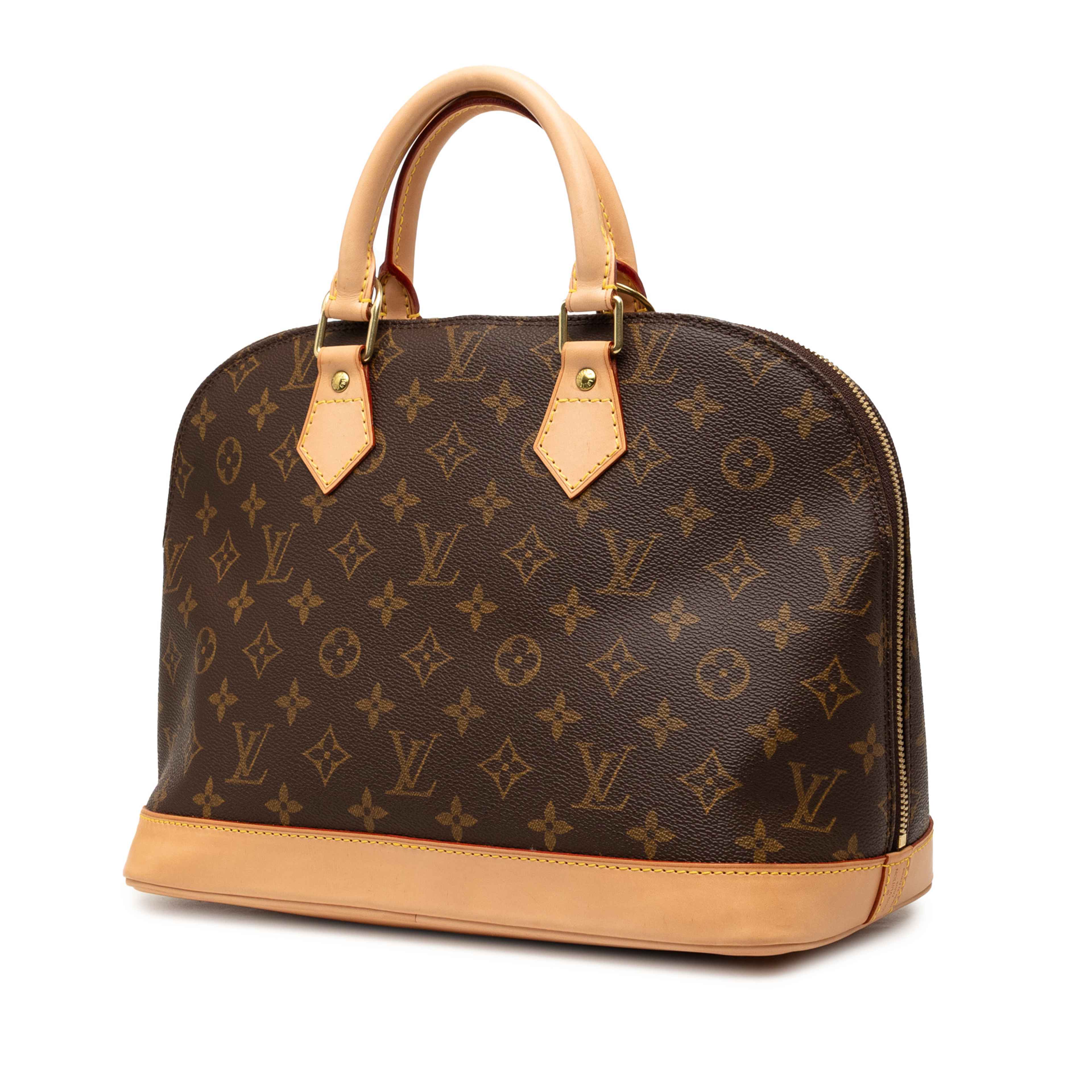 Louis Vuitton Monogram Alma Pm, från Luxclusif, i färgen brun. Klicka för att öppna bilden i stort format