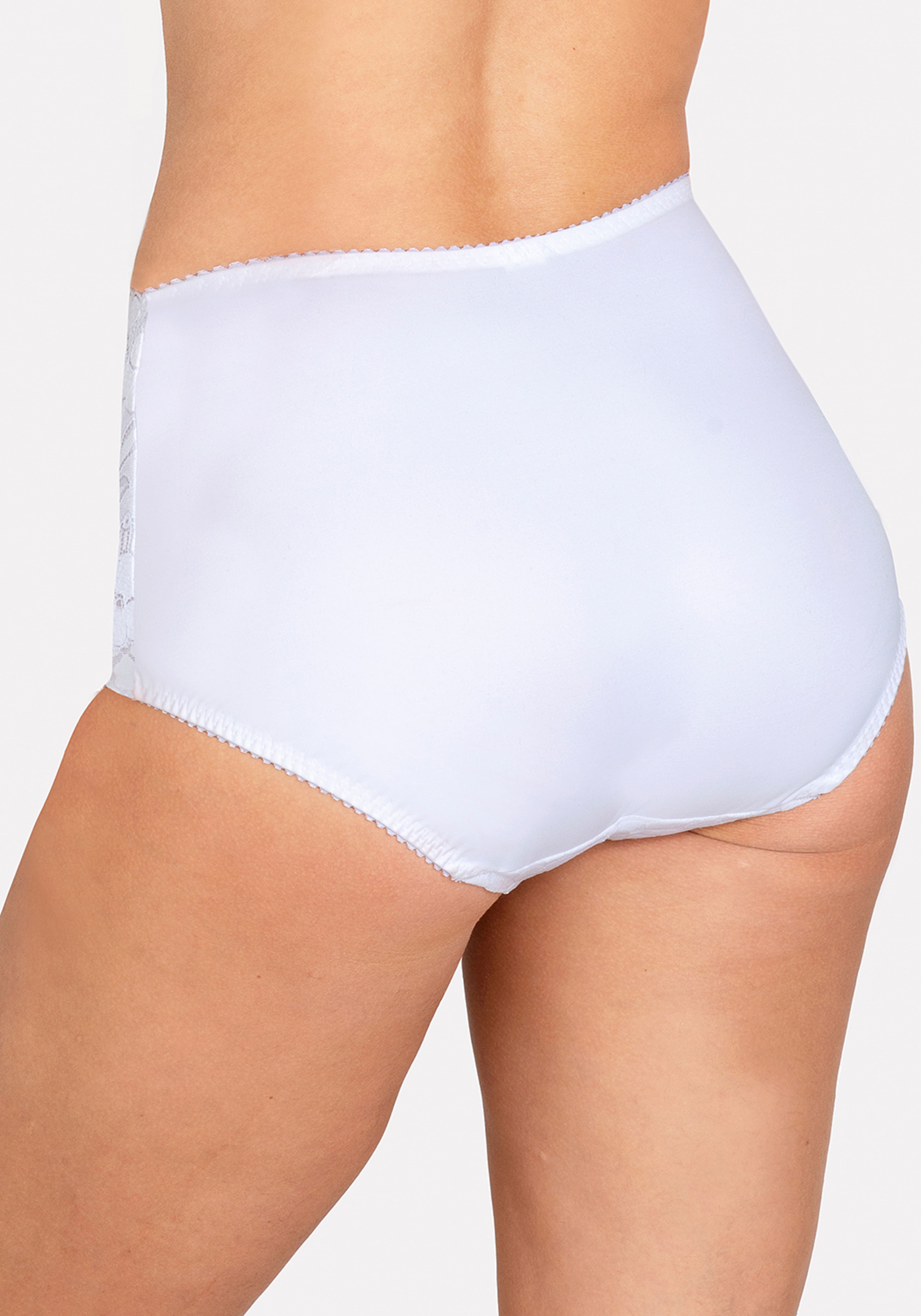 Jacquard & Lace Trosgördel, från Miss Mary of Sweden, i färgen vit. Klicka för att öppna bilden i stort format