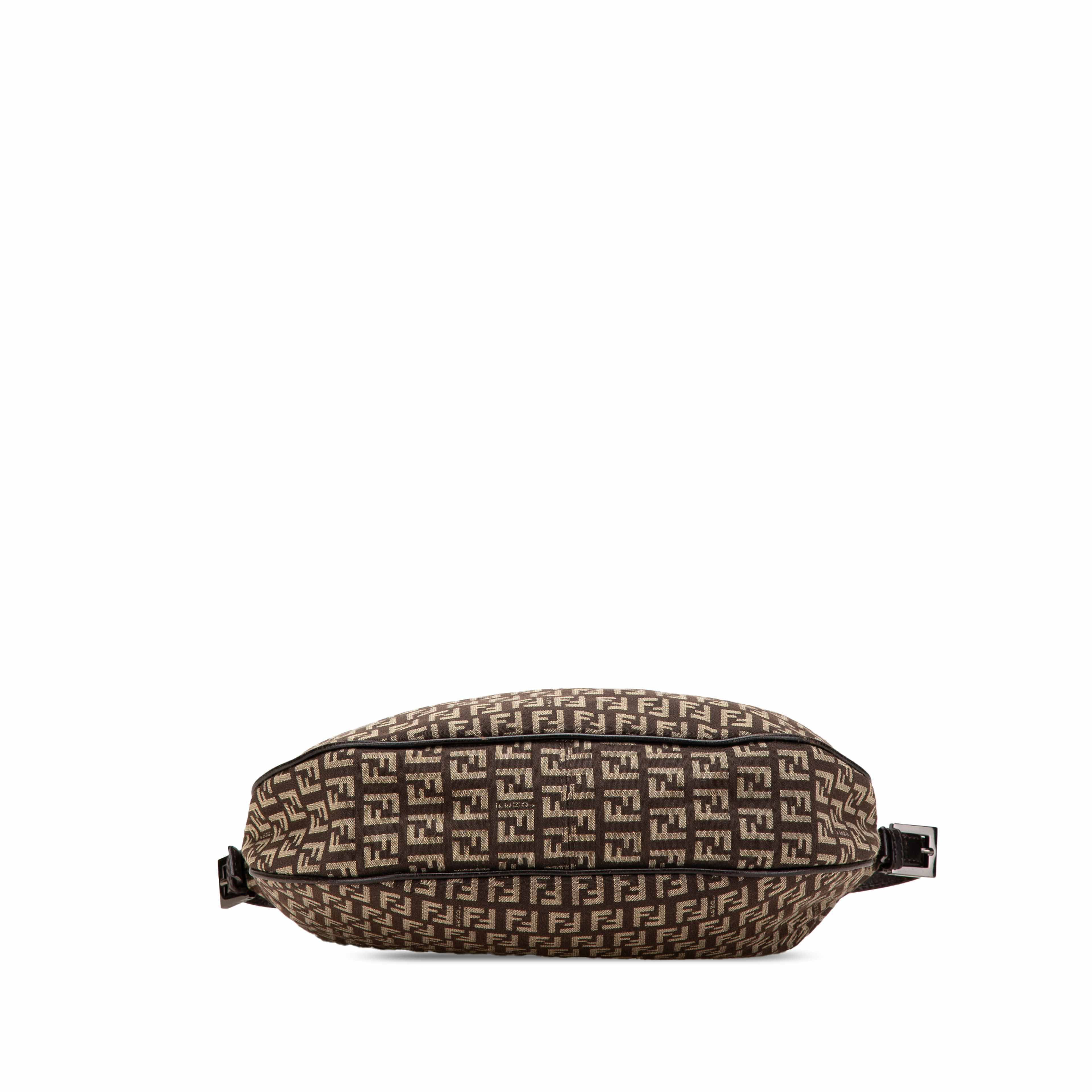 Fendi Zucchino Canvas Shoulder Bag