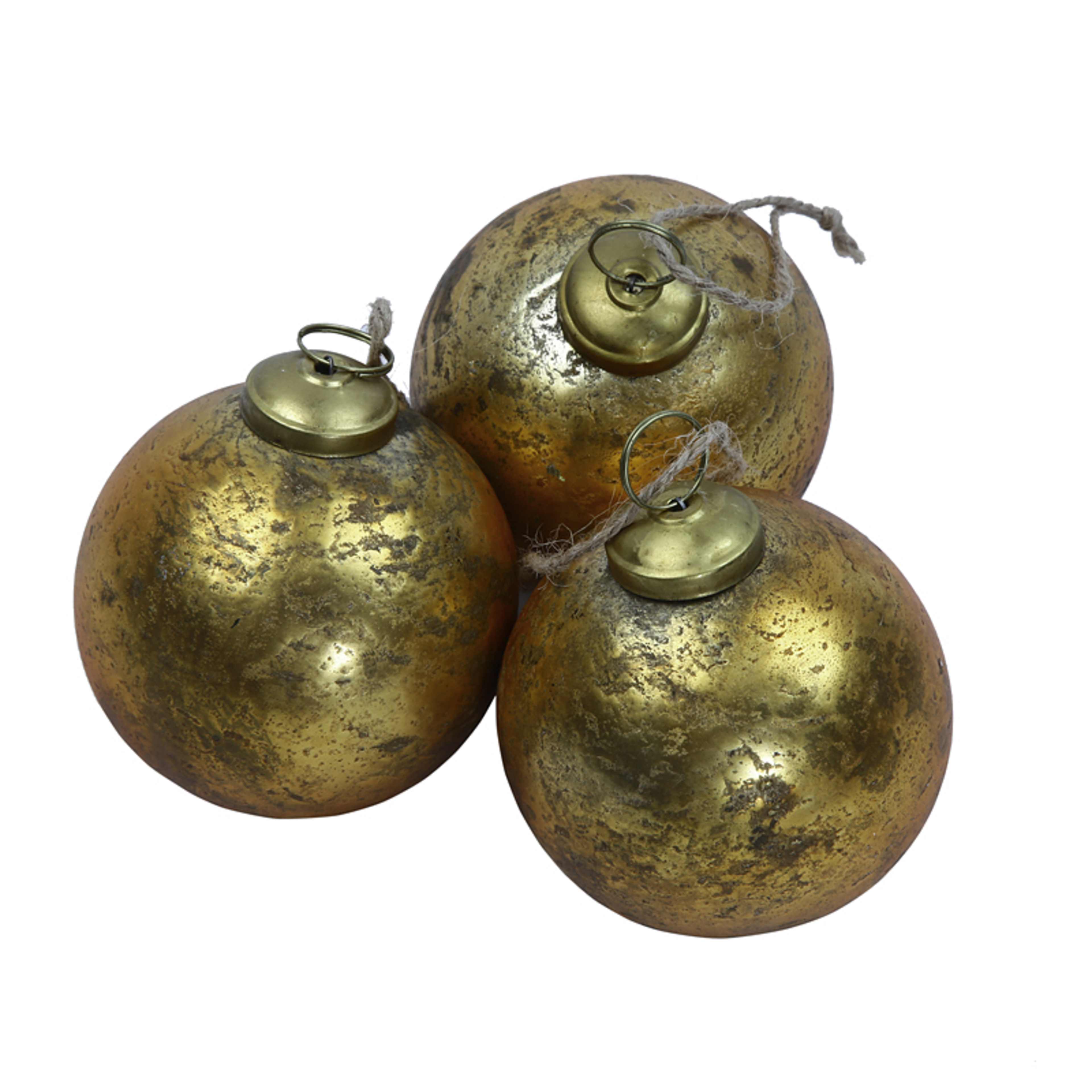 Julgranskulor Lux - 6-pack, från by Benson, i färgen gold. Klicka för att öppna bilden i stort format