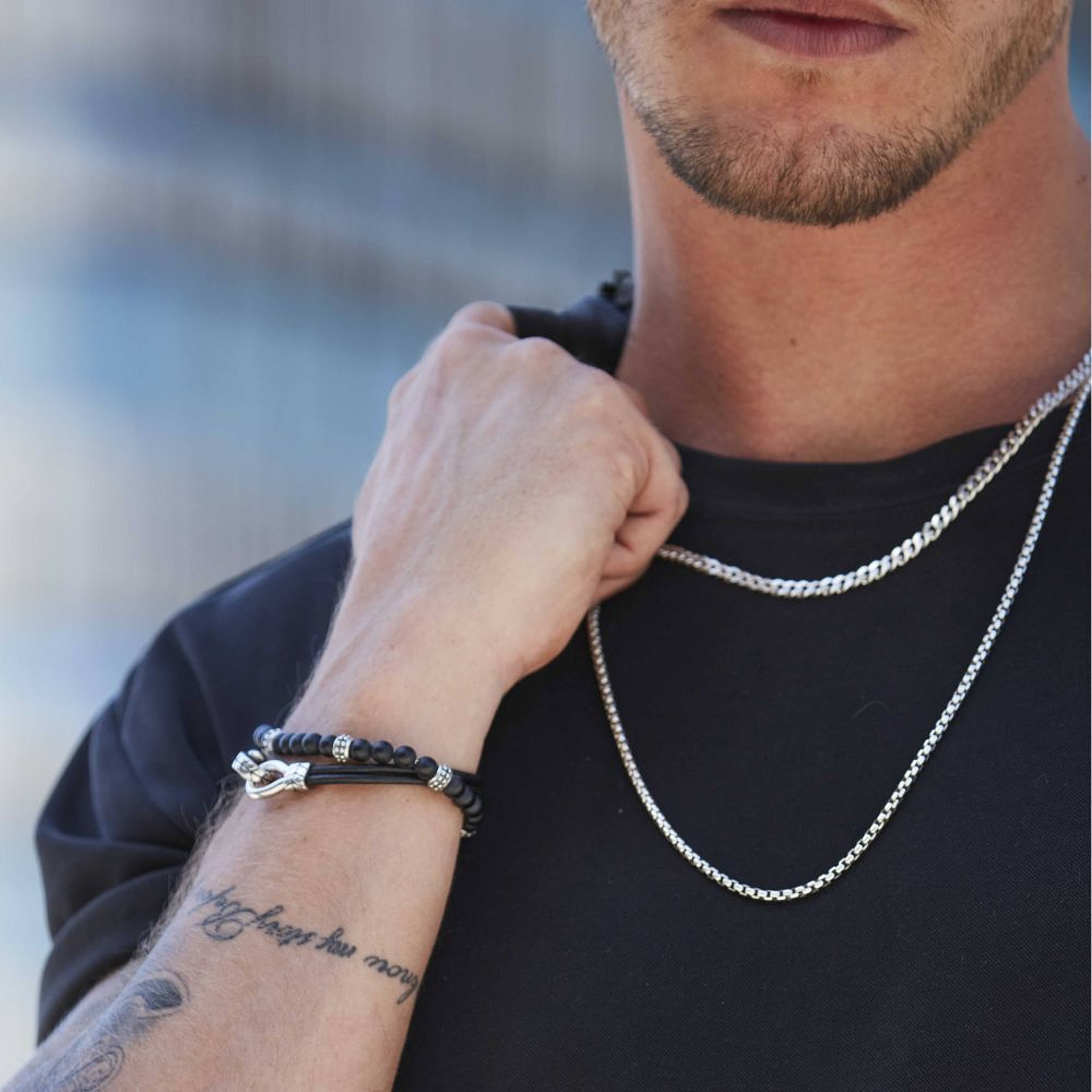 Silverhalsband | Pansar 4 mm | Nobel by BILLGREN, från by BILLGREN, i färgen silver. Klicka för att öppna bilden i stort format