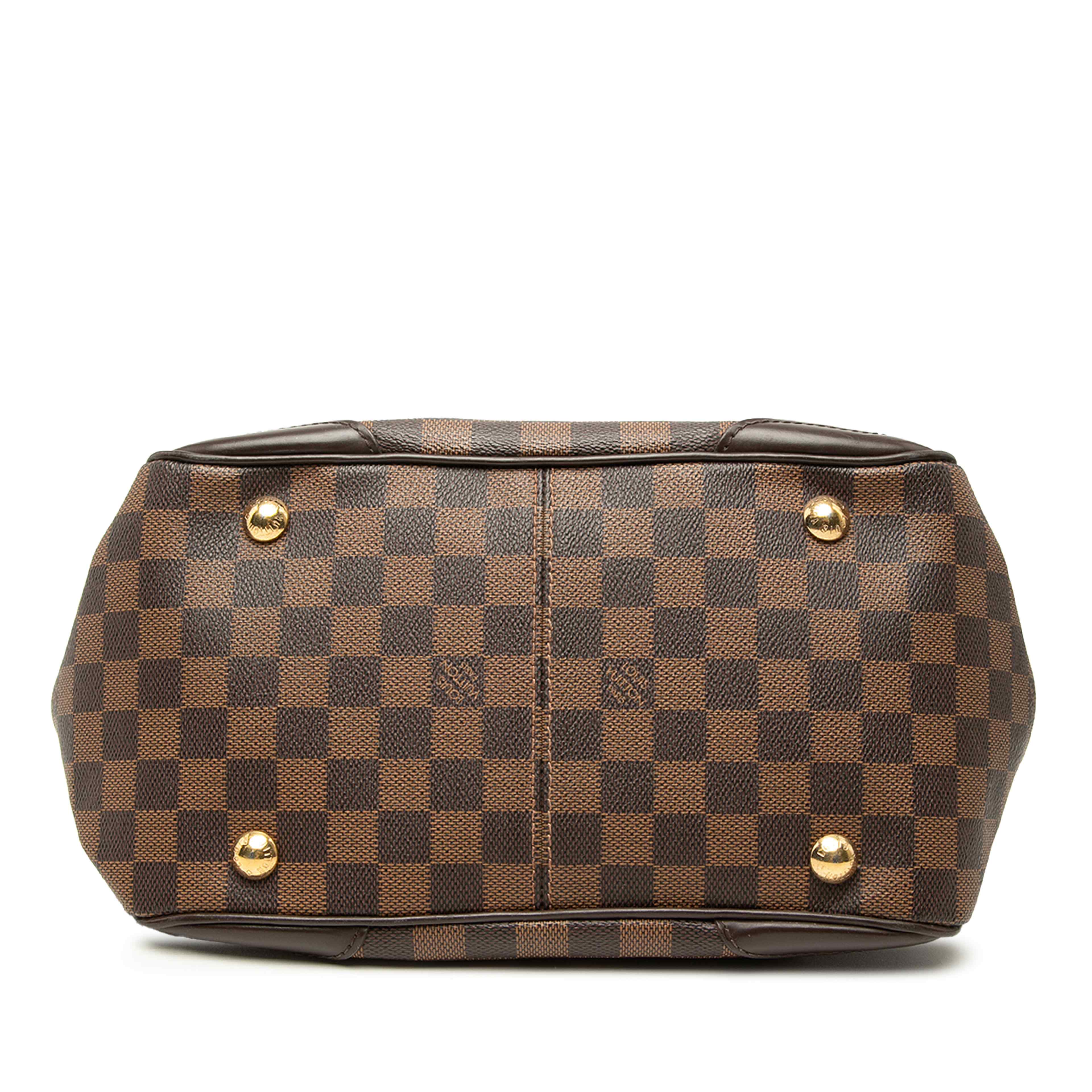 Louis Vuitton Damier Ebene Verona Pm, från Luxclusif, i färgen brun. Klicka för att öppna bilden i stort format