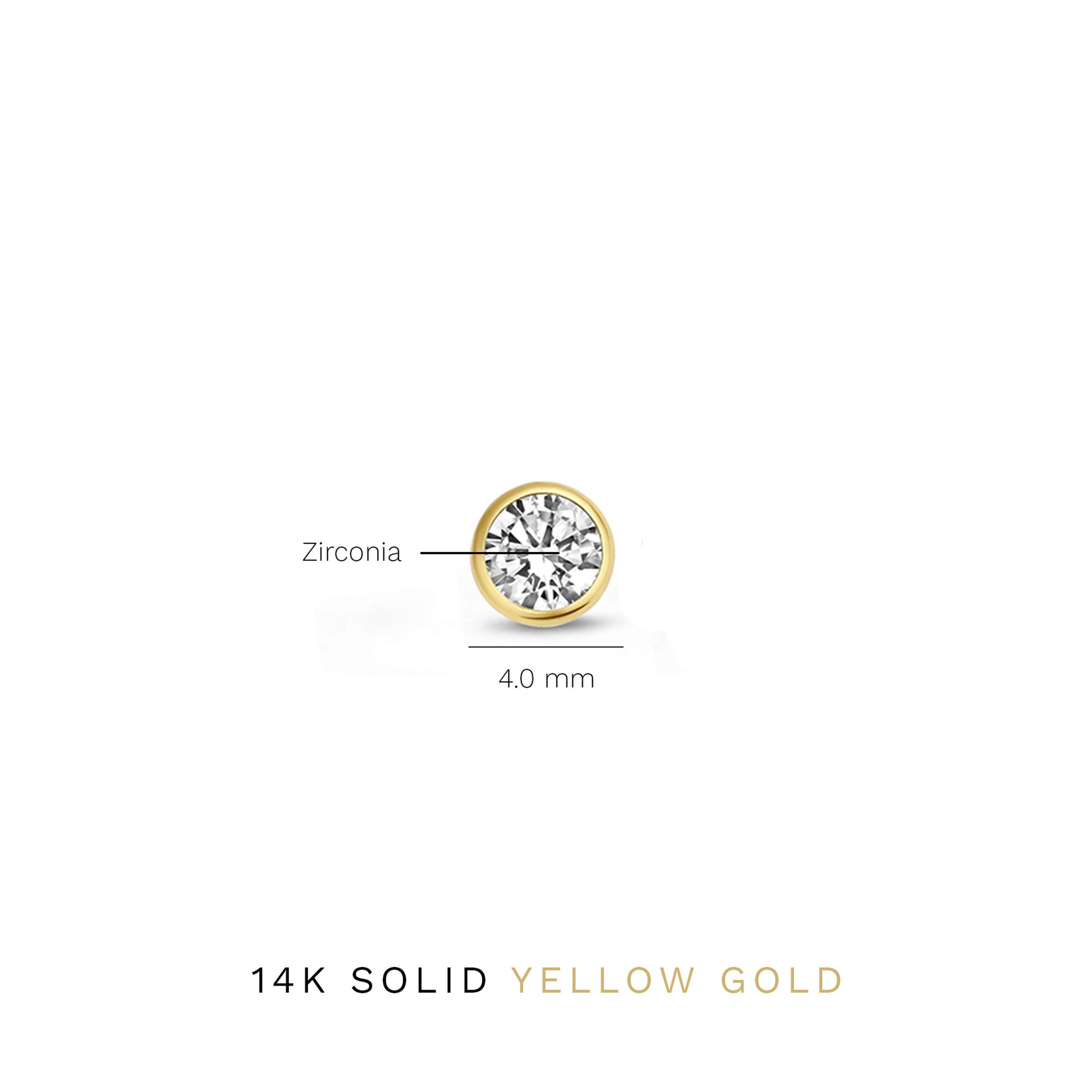 Isabel Bernard 14 Karat Gold Ear Stud