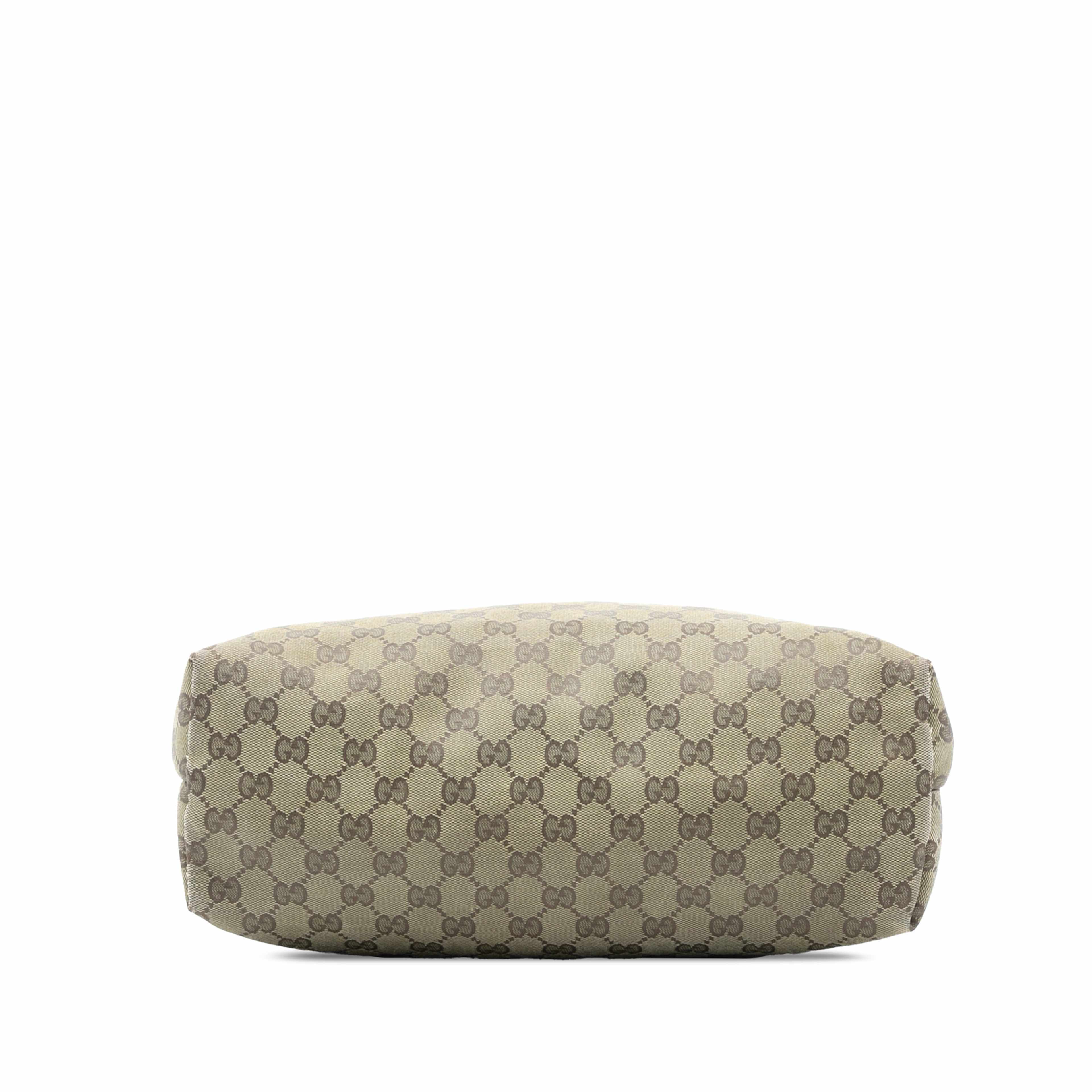 Gucci Gg Canvas Web Crossbody, från Luxclusif, i färgen beige. Klicka för att öppna bilden i stort format