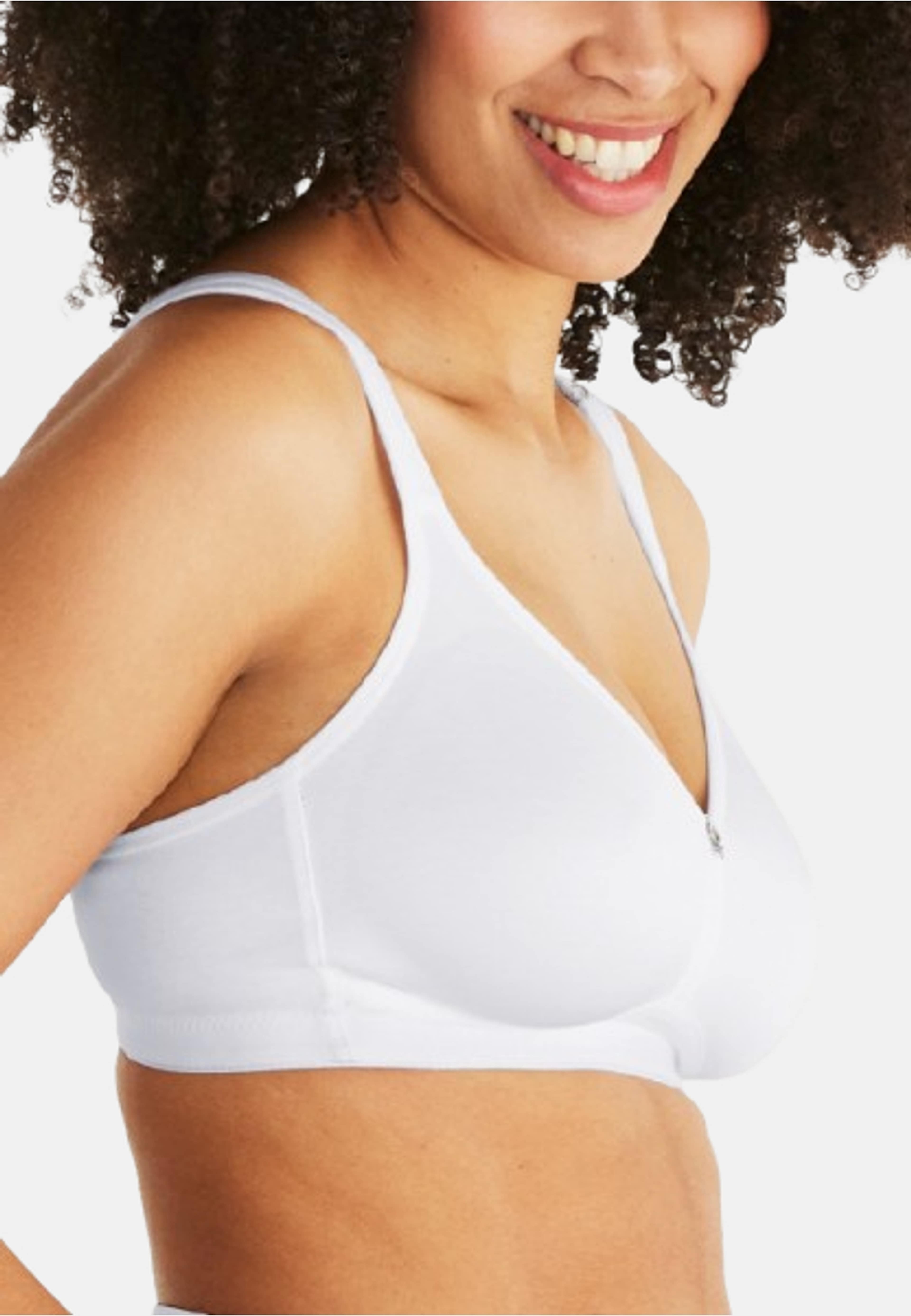 Clean Cotton Formpressad Bh Utan Bygel, från Swegmark, i färgen white. Klicka för att öppna bilden i stort format