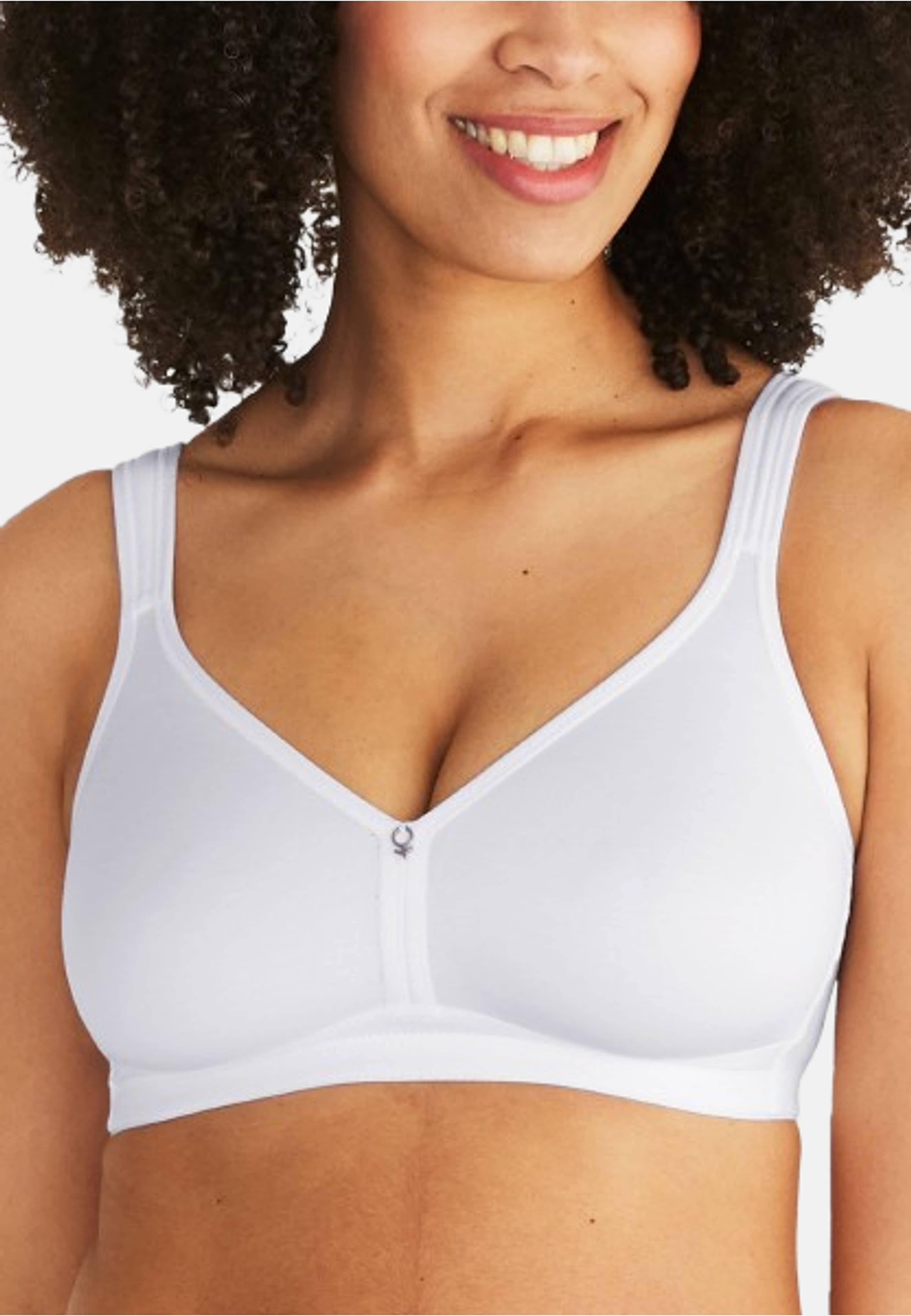 Clean Cotton Formpressad Bh Utan Bygel, från Swegmark, i färgen white. Klicka för att öppna bilden i stort format