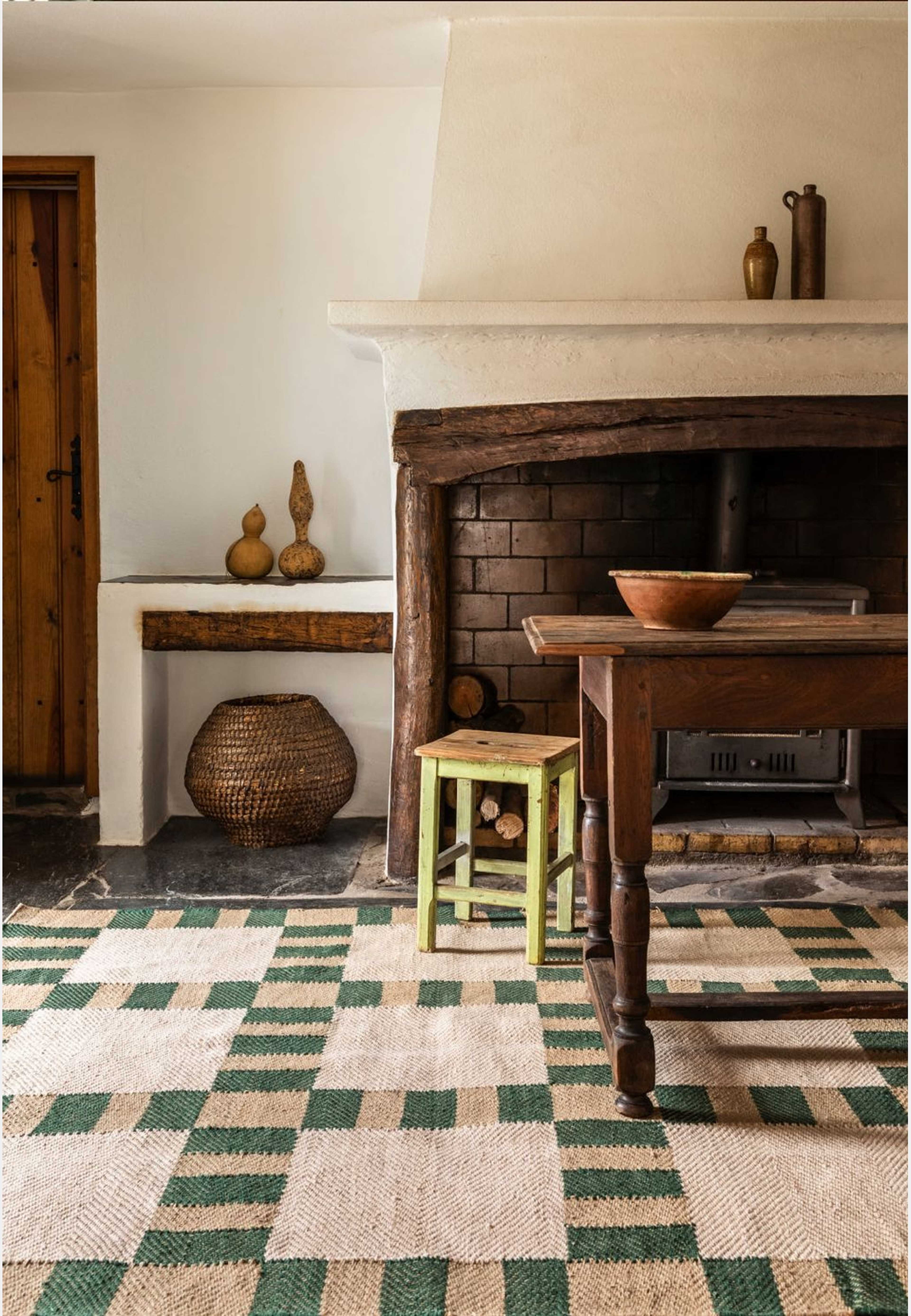 Evelina Kroon Korean Chives Jute, från Layered, i färgen korean chives. Klicka för att öppna bilden i stort format