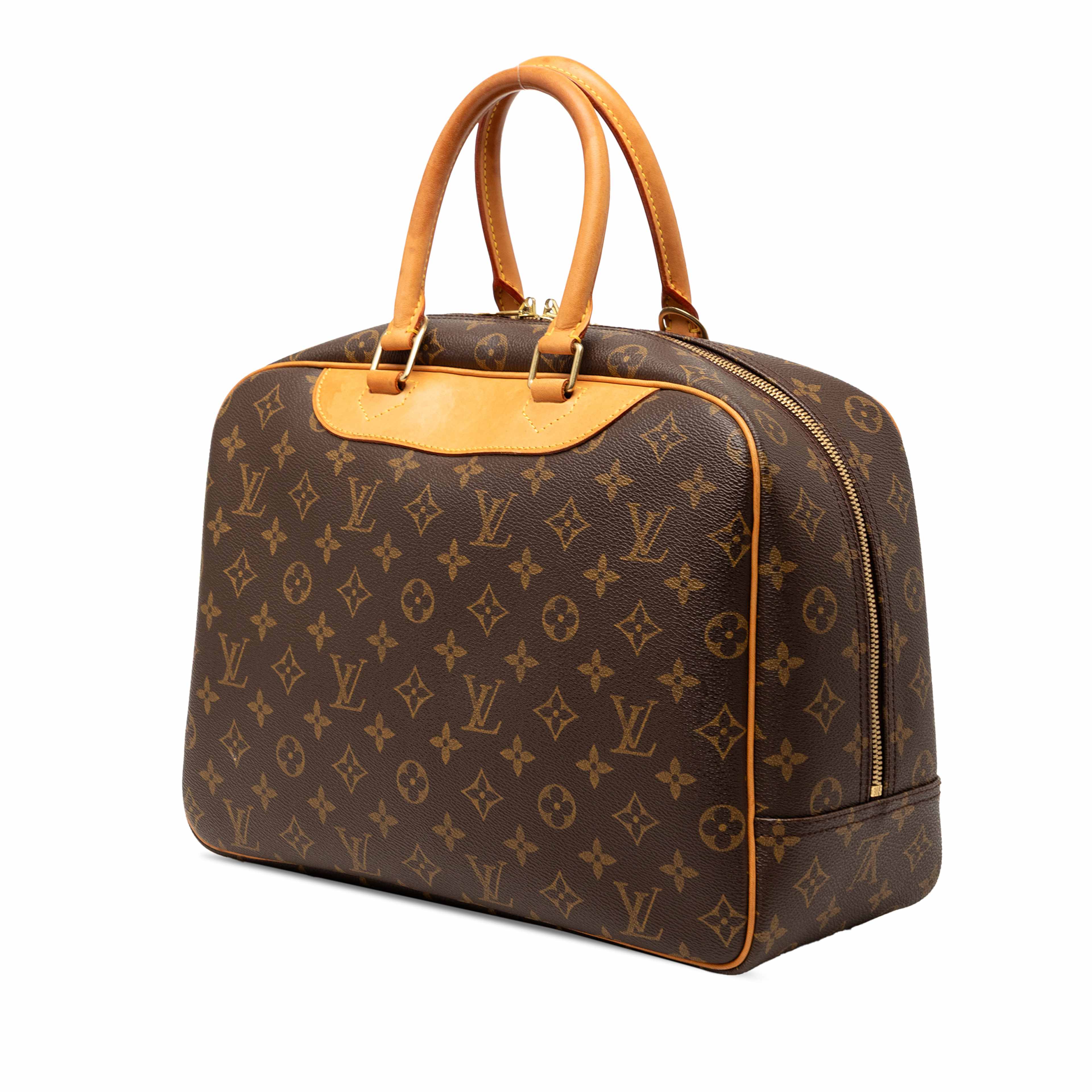 Louis Vuitton Monogram Deauville, från Luxclusif, i färgen brun. Klicka för att öppna bilden i stort format
