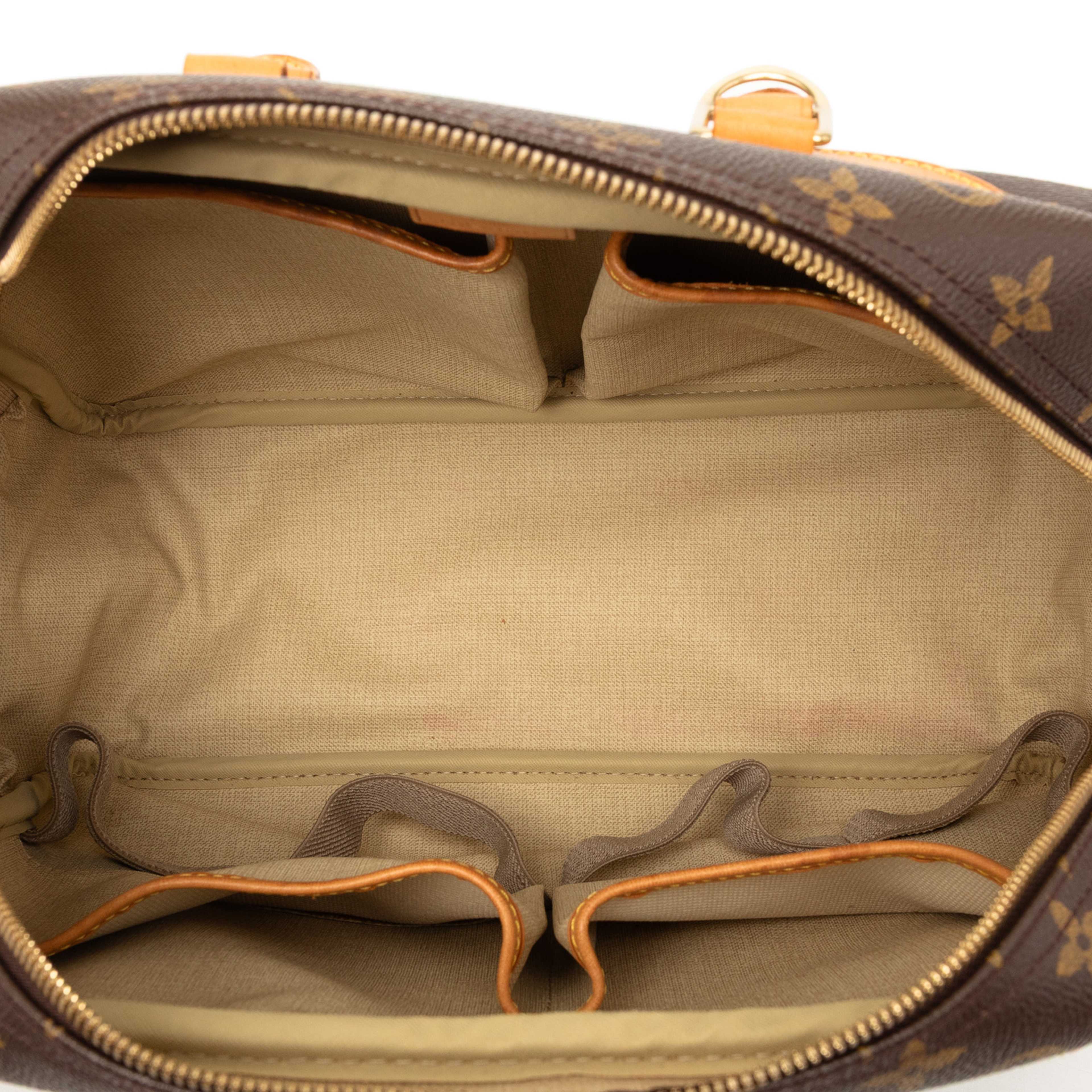 Louis Vuitton Monogram Deauville, från Luxclusif, i färgen brown. Klicka för att öppna bilden i stort format