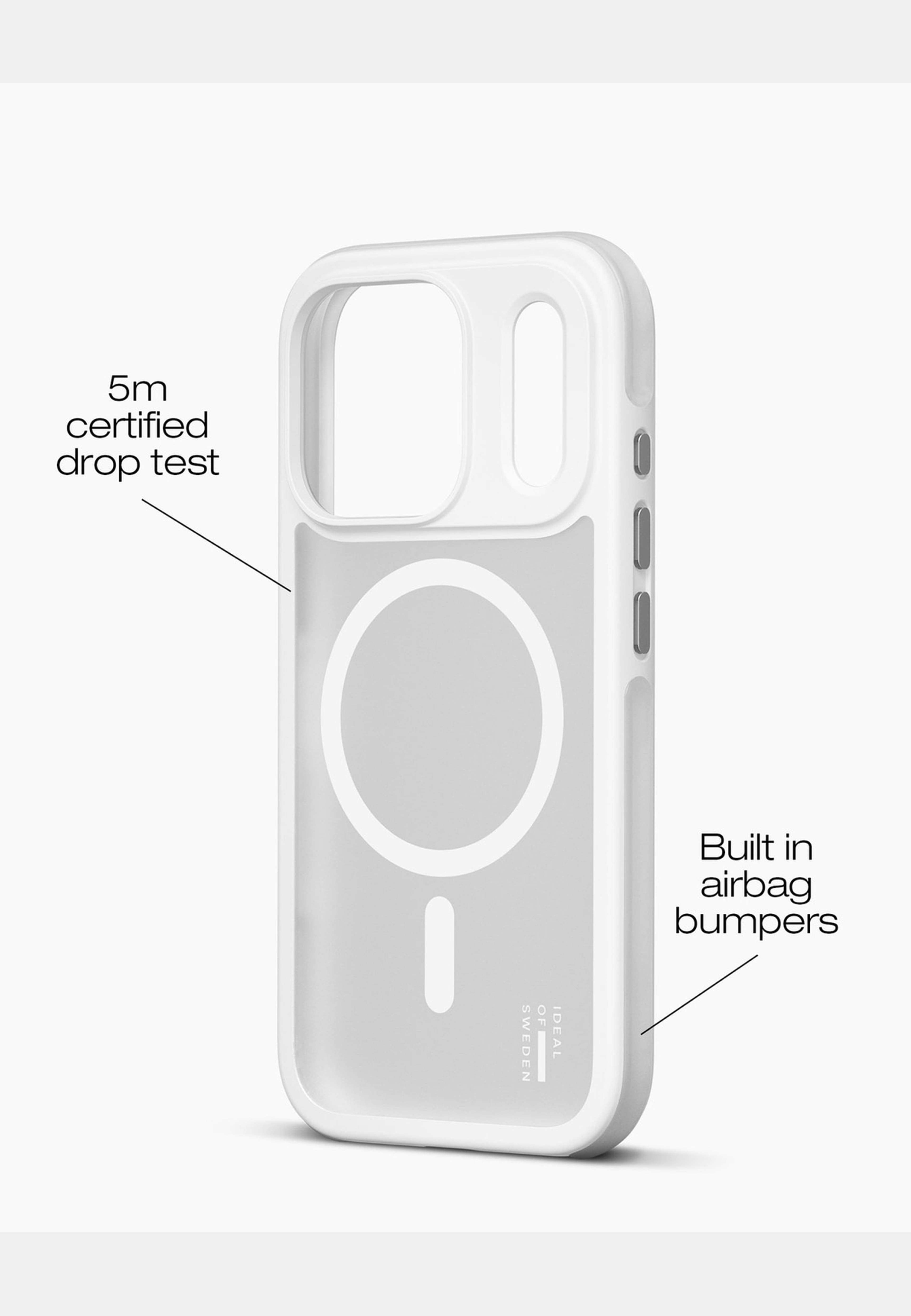 Ideal Bumper Case Magsafe Iphone, från Ideal Of Sweden, i färgen white. Klicka för att öppna bilden i stort format