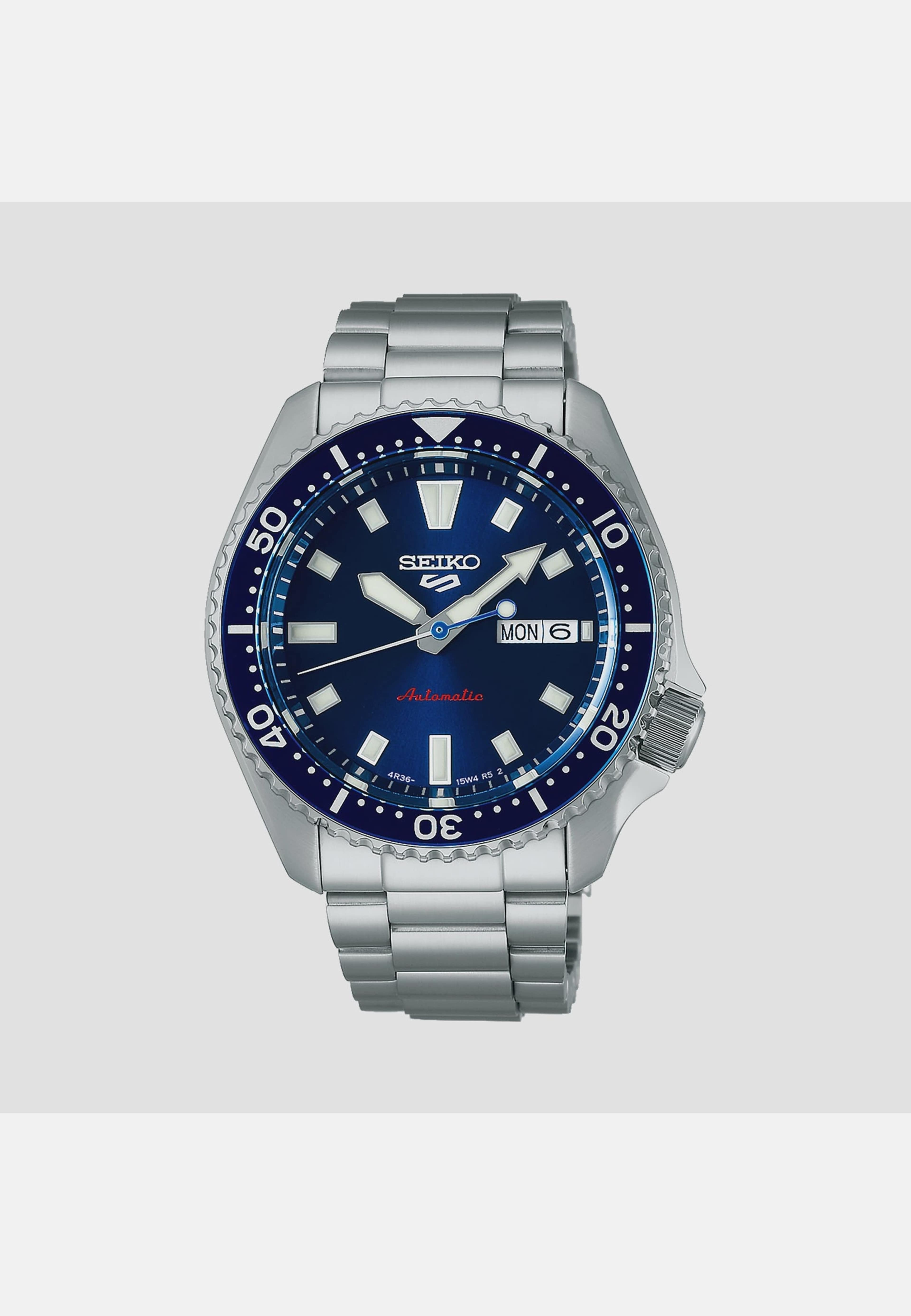 Seiko 5 Sports Automatic Blå/stål, Metallband - Srpl83k1, från Seiko, i färgen 1. Klicka för att öppna bilden i stort format