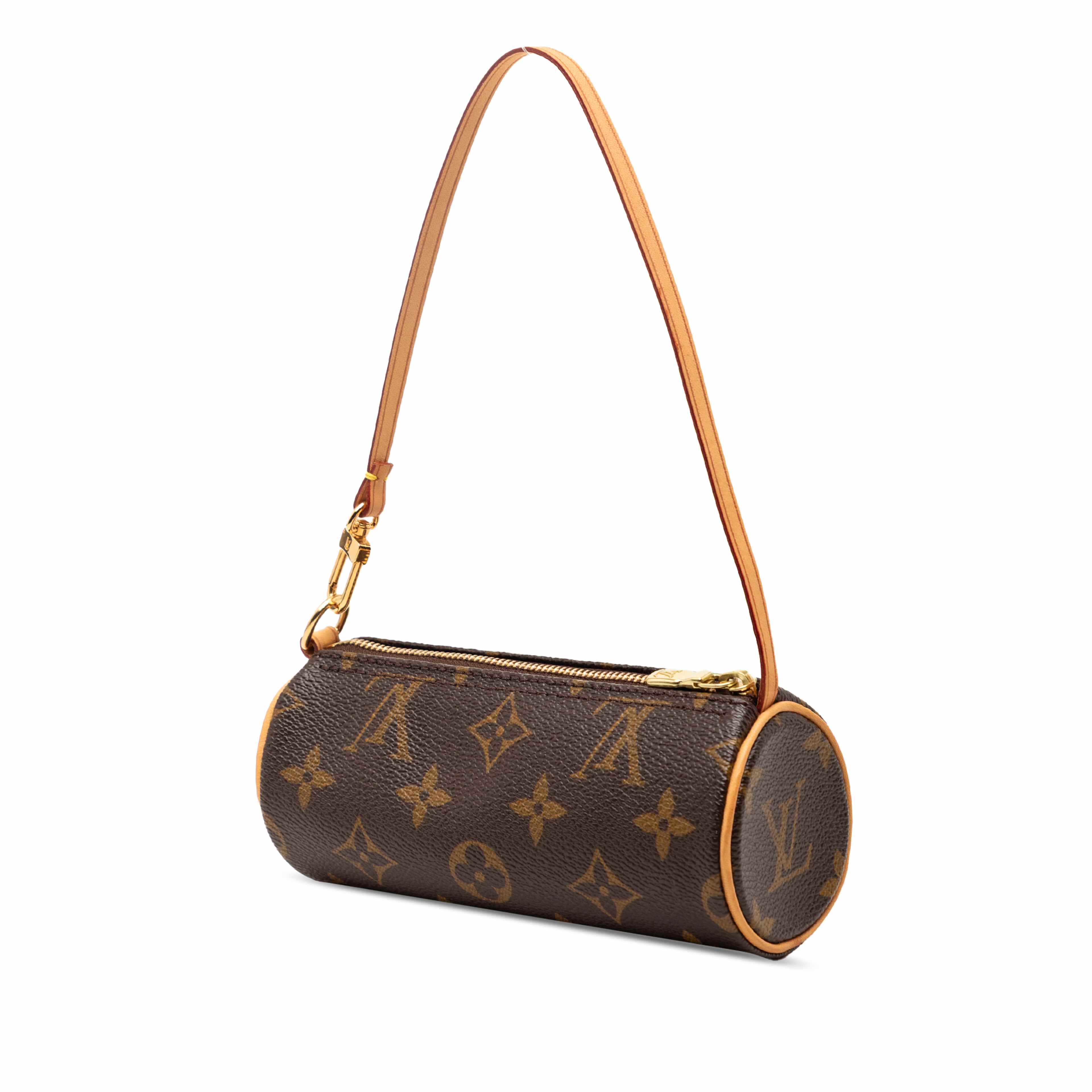 Louis Vuitton Monogram Papillon Pochette, från Luxclusif, i färgen brown. Klicka för att öppna bilden i stort format