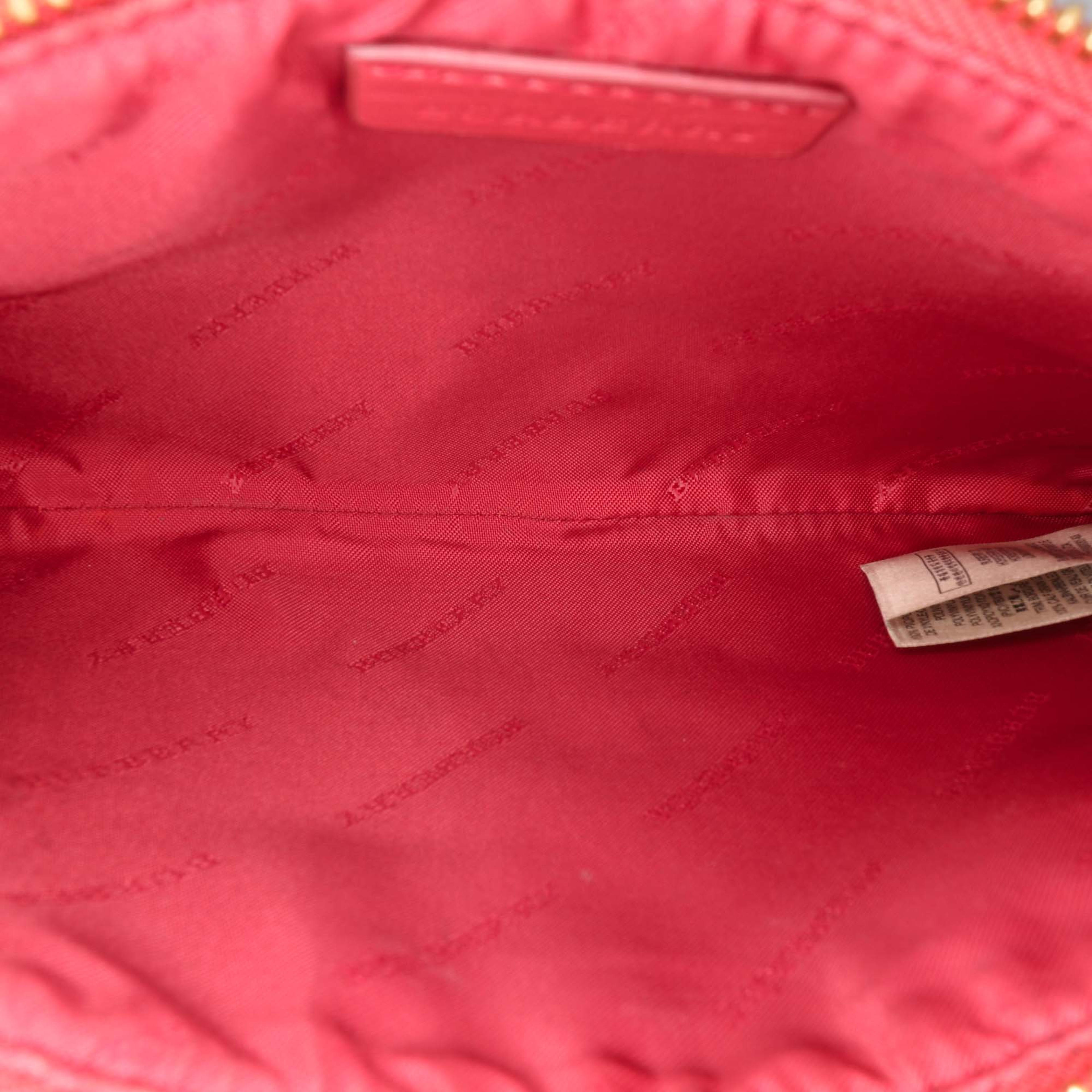 Burberry Haymarket Check Coated Canvas Peyton Crossbody