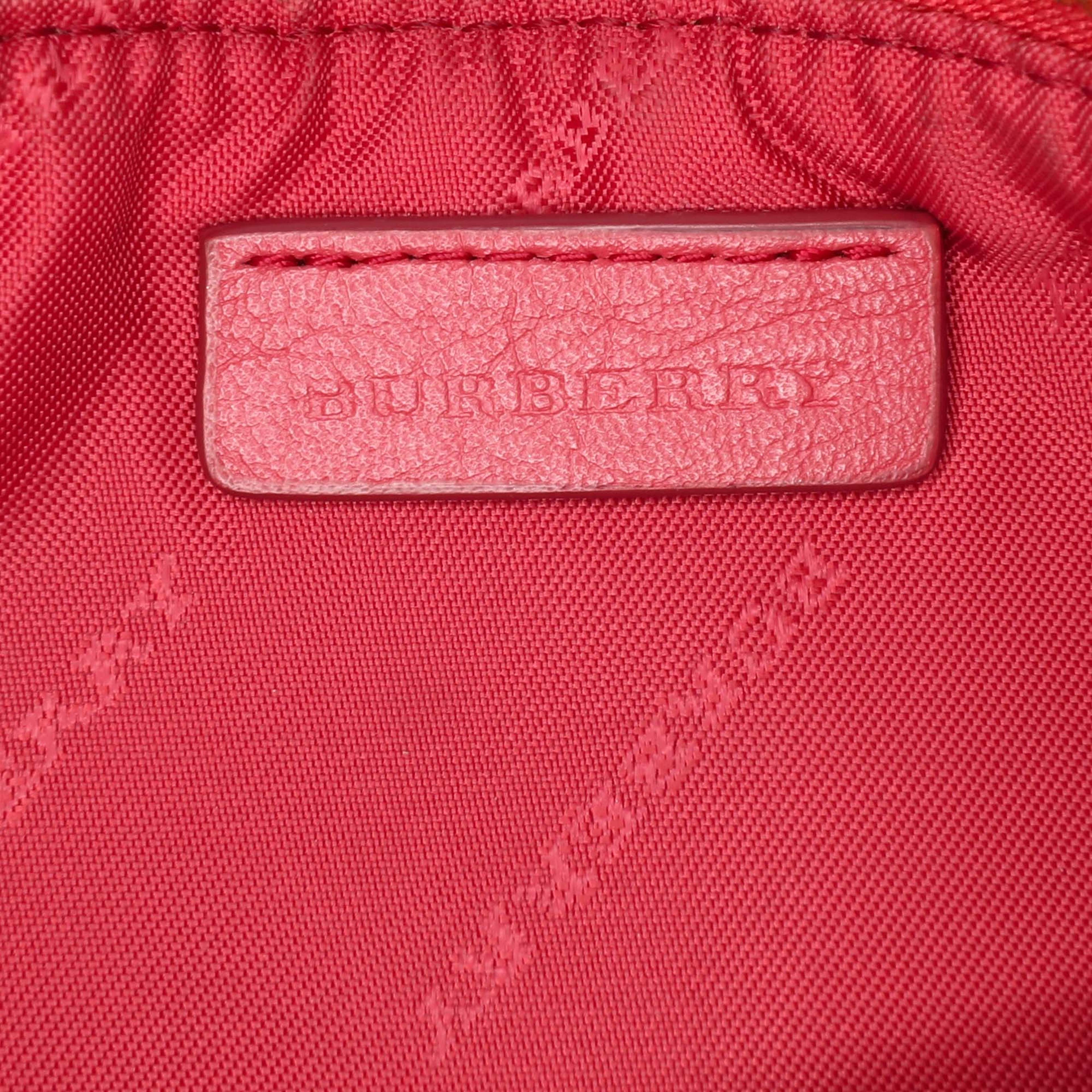 Burberry Haymarket Check Coated Canvas Peyton Crossbody