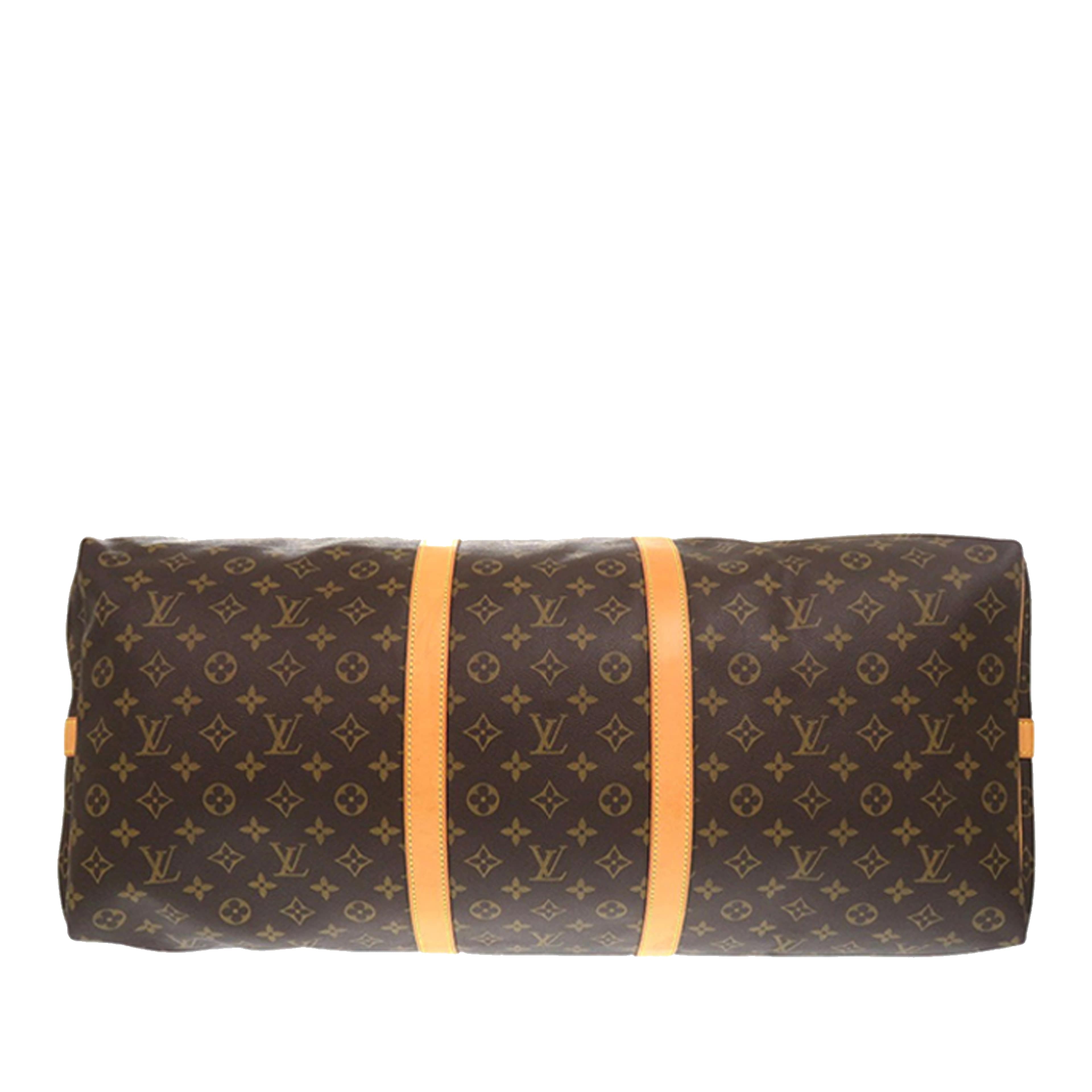 Louis Vuitton Monogram Keepall Bandouliere 60, från Luxclusif, i färgen brun. Klicka för att öppna bilden i stort format