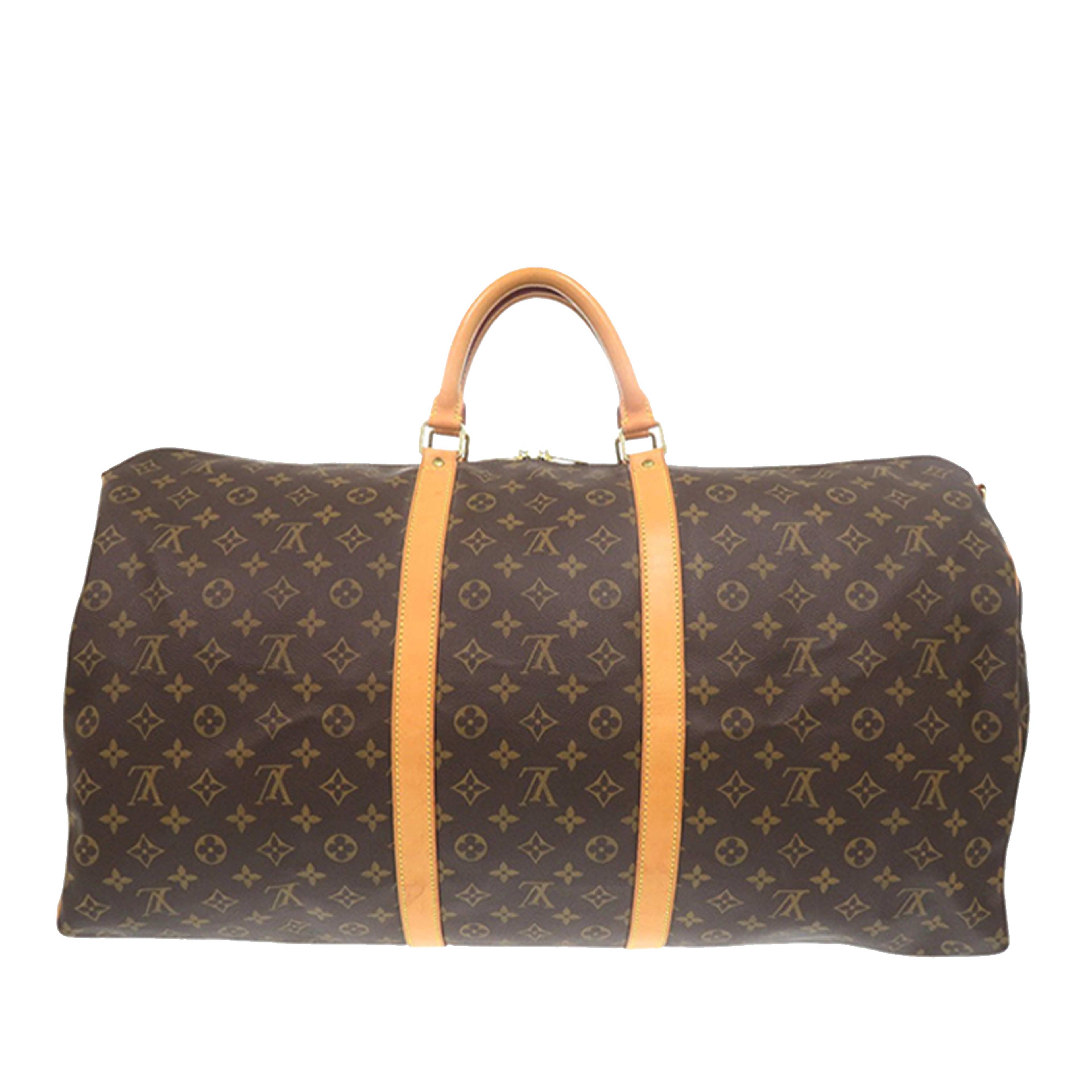 Louis Vuitton Monogram Keepall Bandouliere 60, från Luxclusif, i färgen brown. Klicka för att öppna bilden i stort format