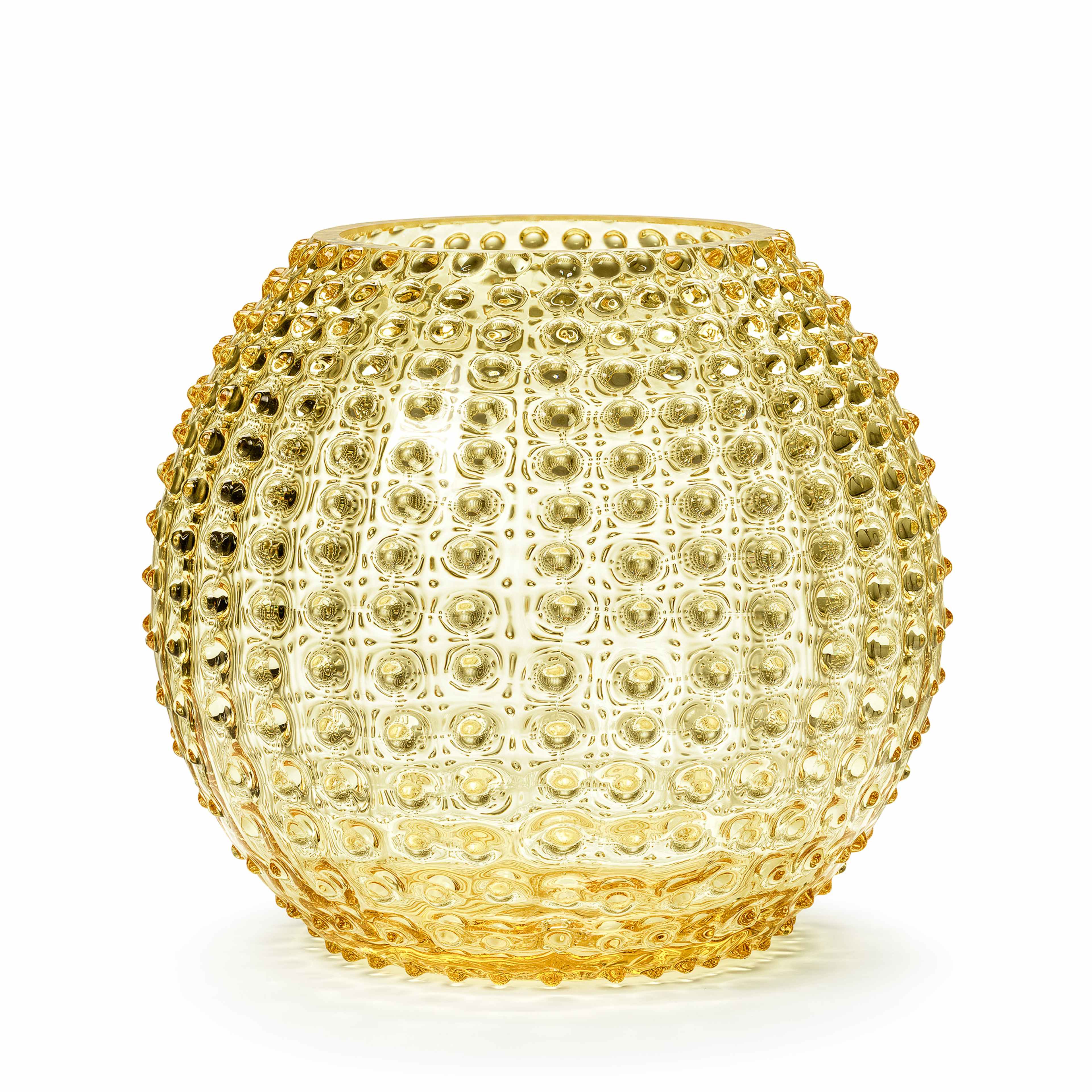 Cara Vase, Large, från In Flore, i färgen yellow. Klicka för att öppna bilden i stort format