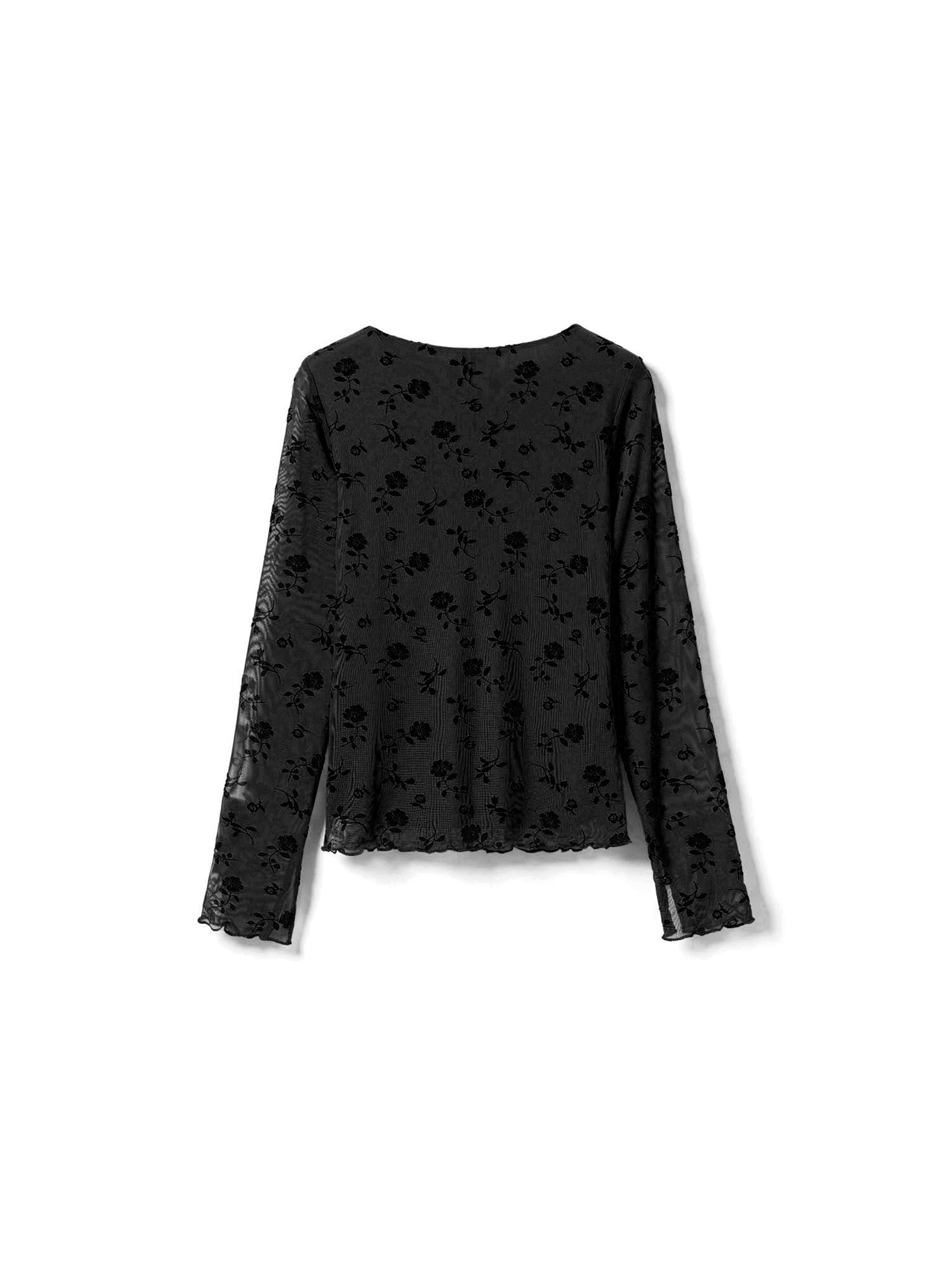 Lucille Top - Clarity Black Print, från Noella, i färgen clarity black print. Klicka för att öppna bilden i stort format