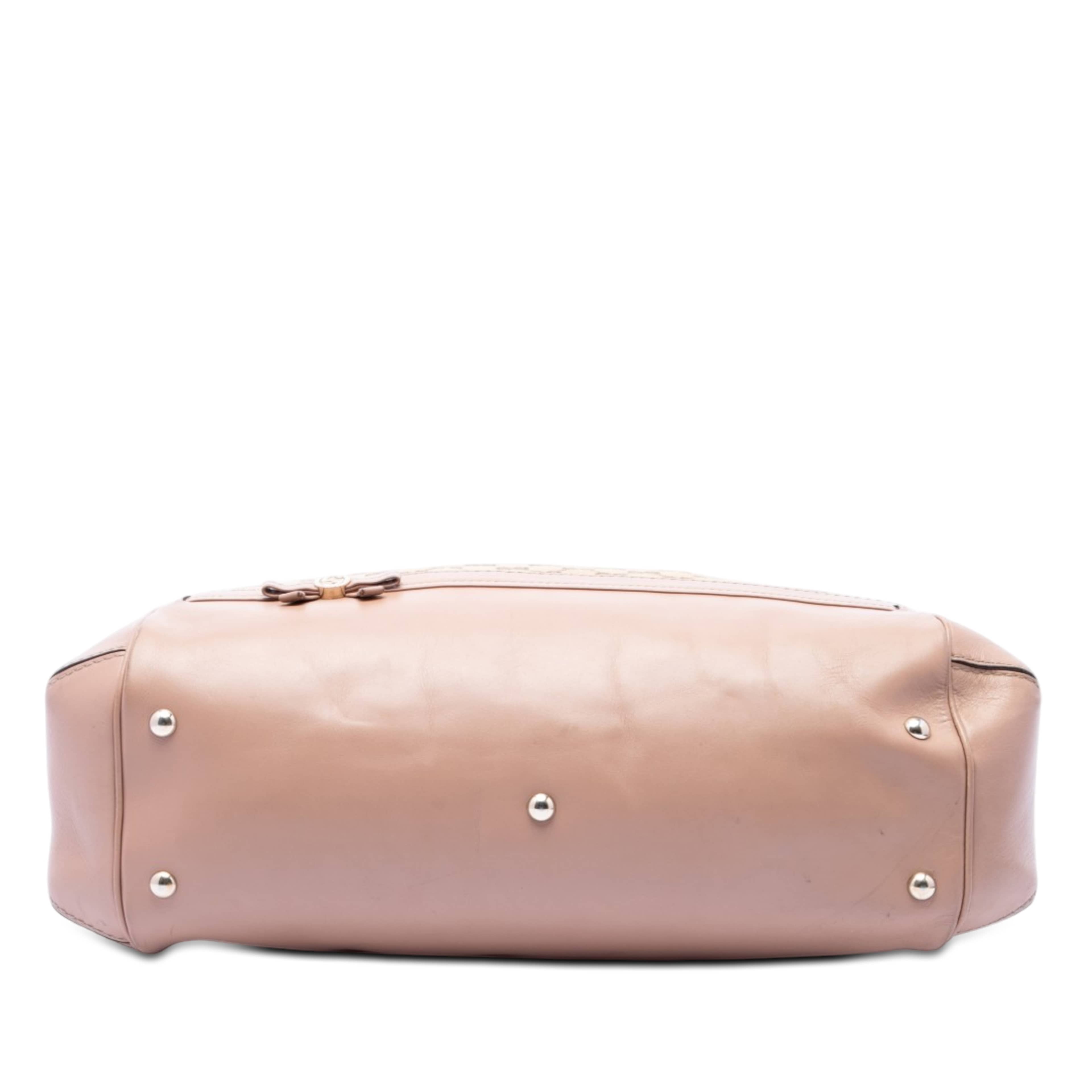 Gucci Gg Canvas Mayfair Satchel, från Luxclusif, i färgen beige. Klicka för att öppna bilden i stort format