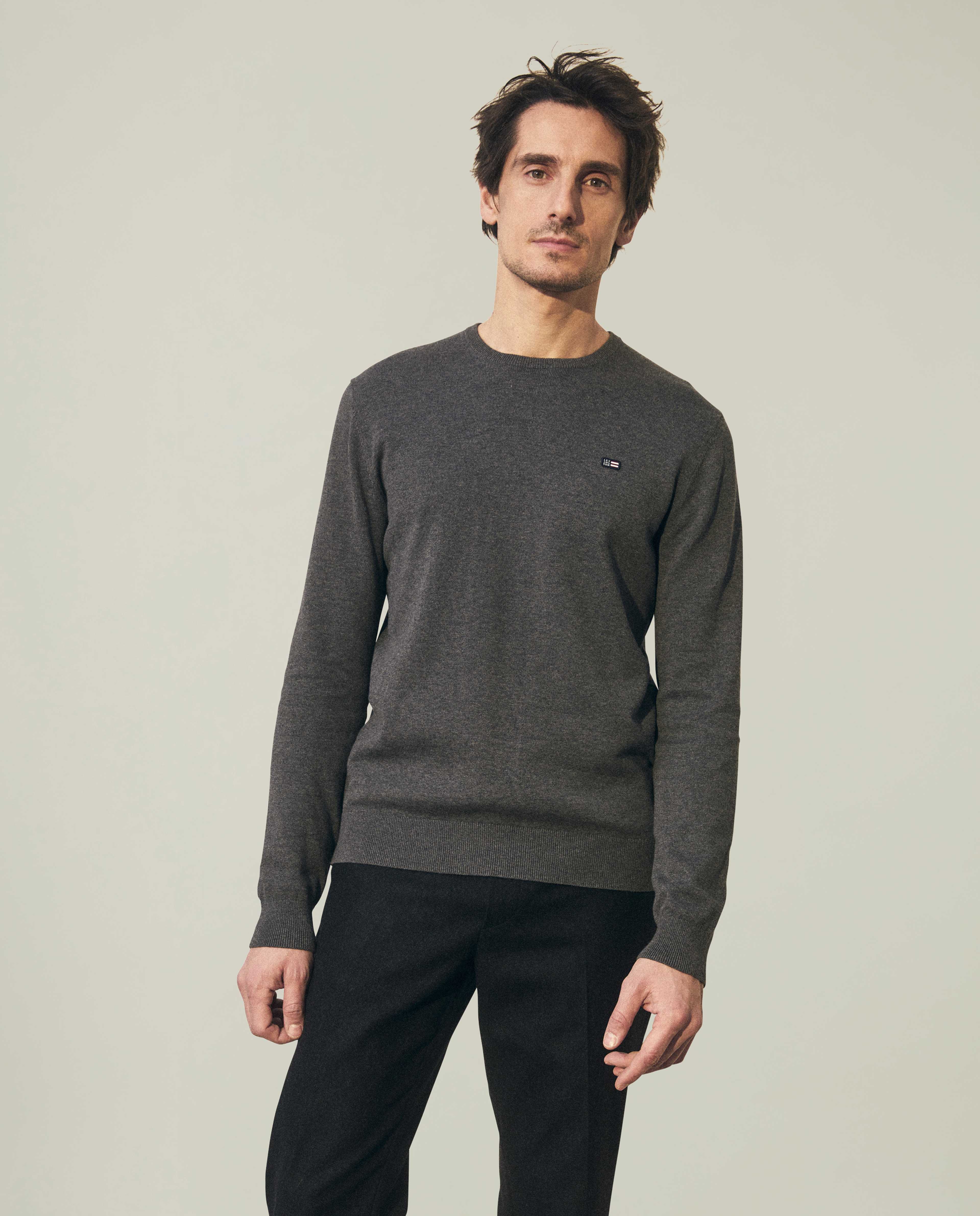 Bradley Cotton Crew Sweater