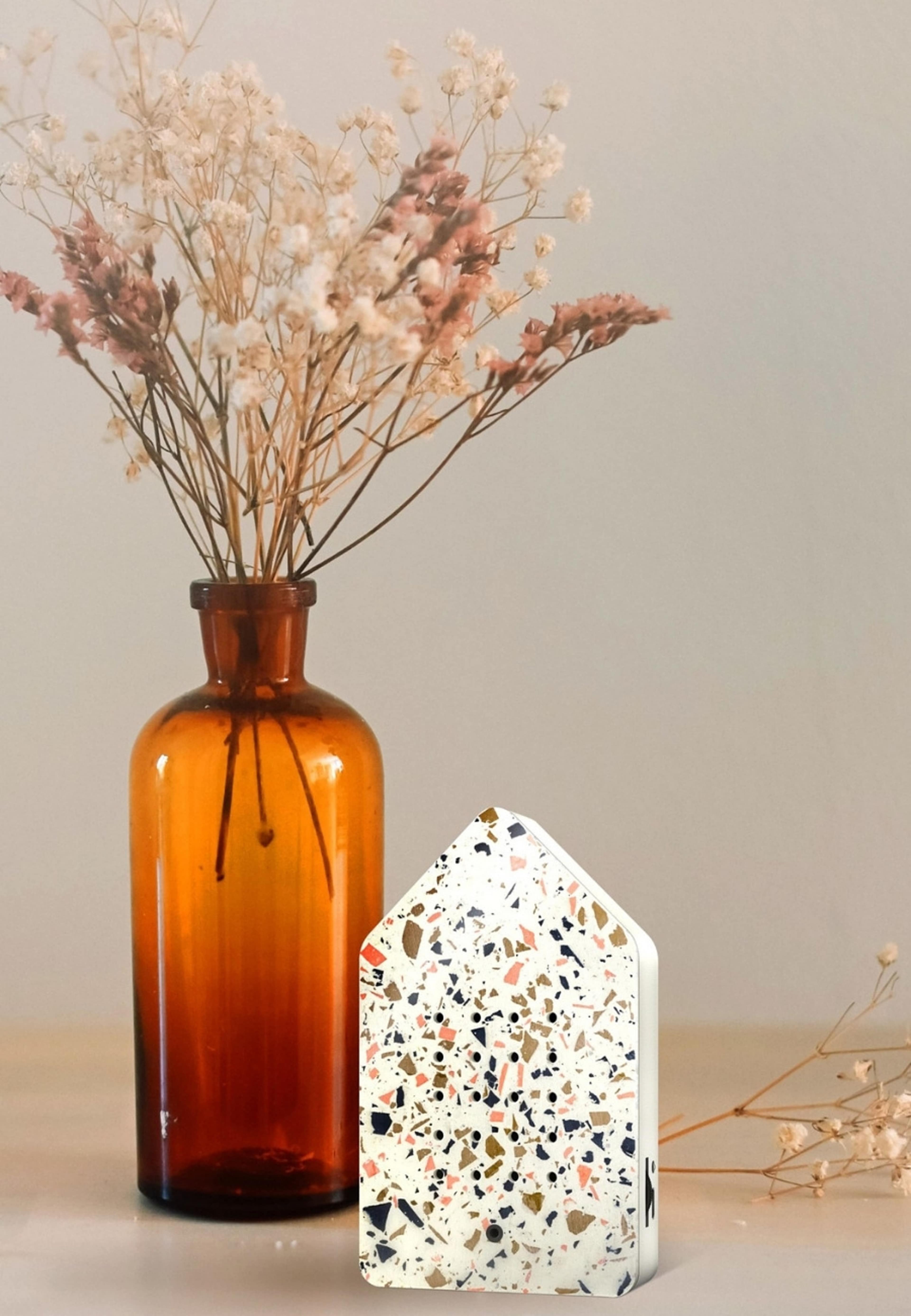 Birdybox Speldosa Fågelkvitter Toffee Terrazzo