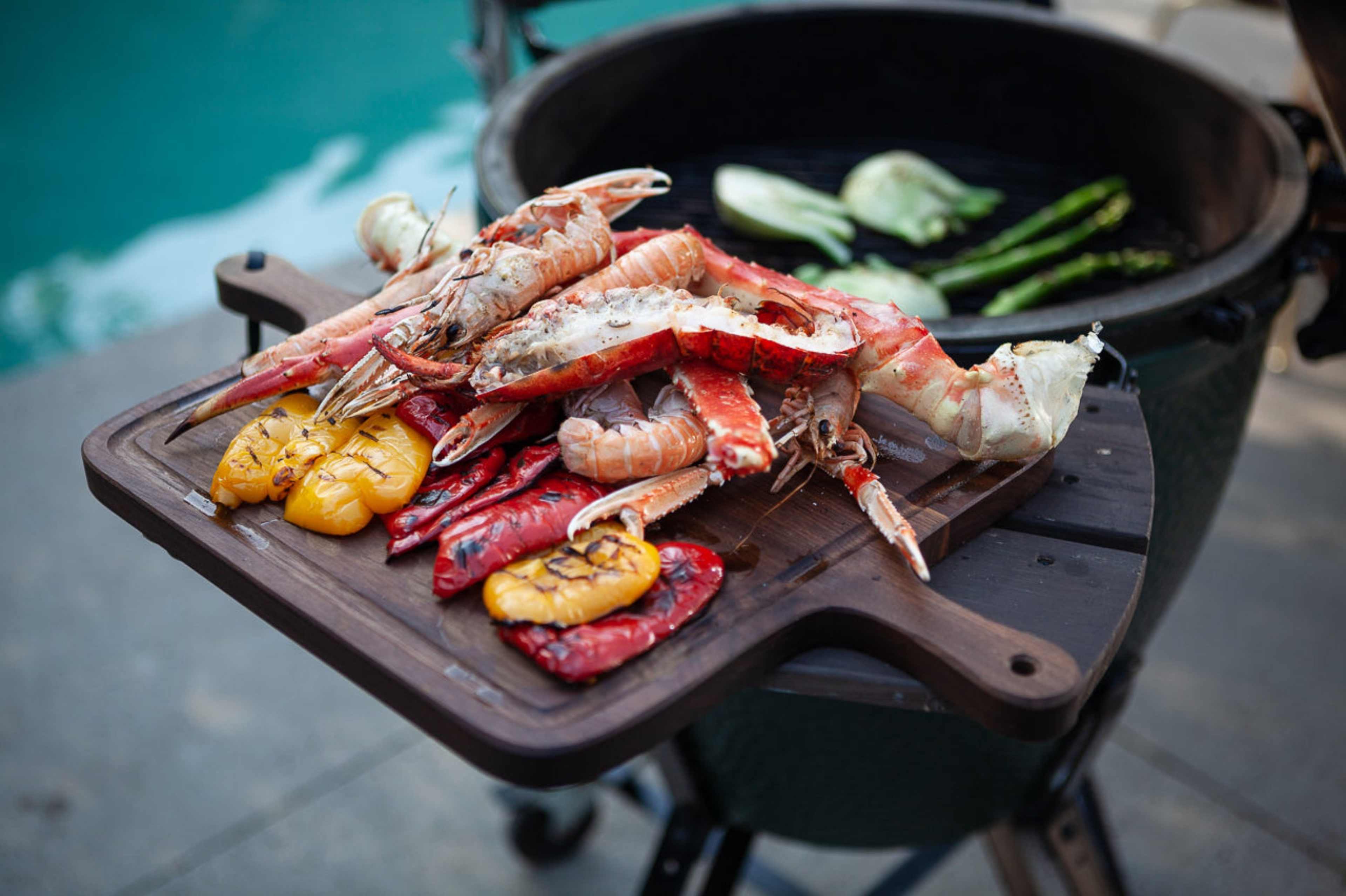 Bbq Skärbräda Xl Fyrkant 34x55cm