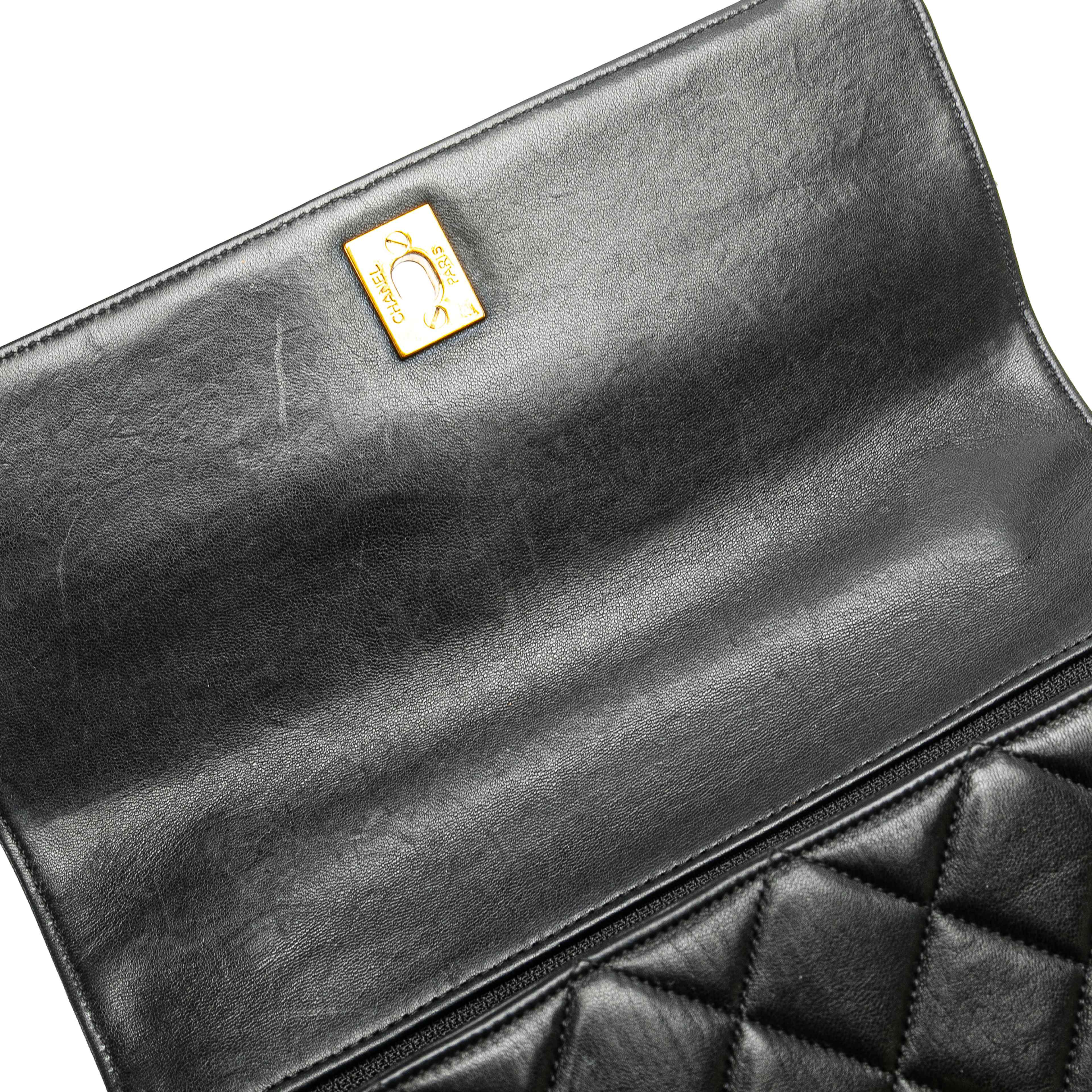 Chanel Medium Lambskin Kelly Top Handle Bag
