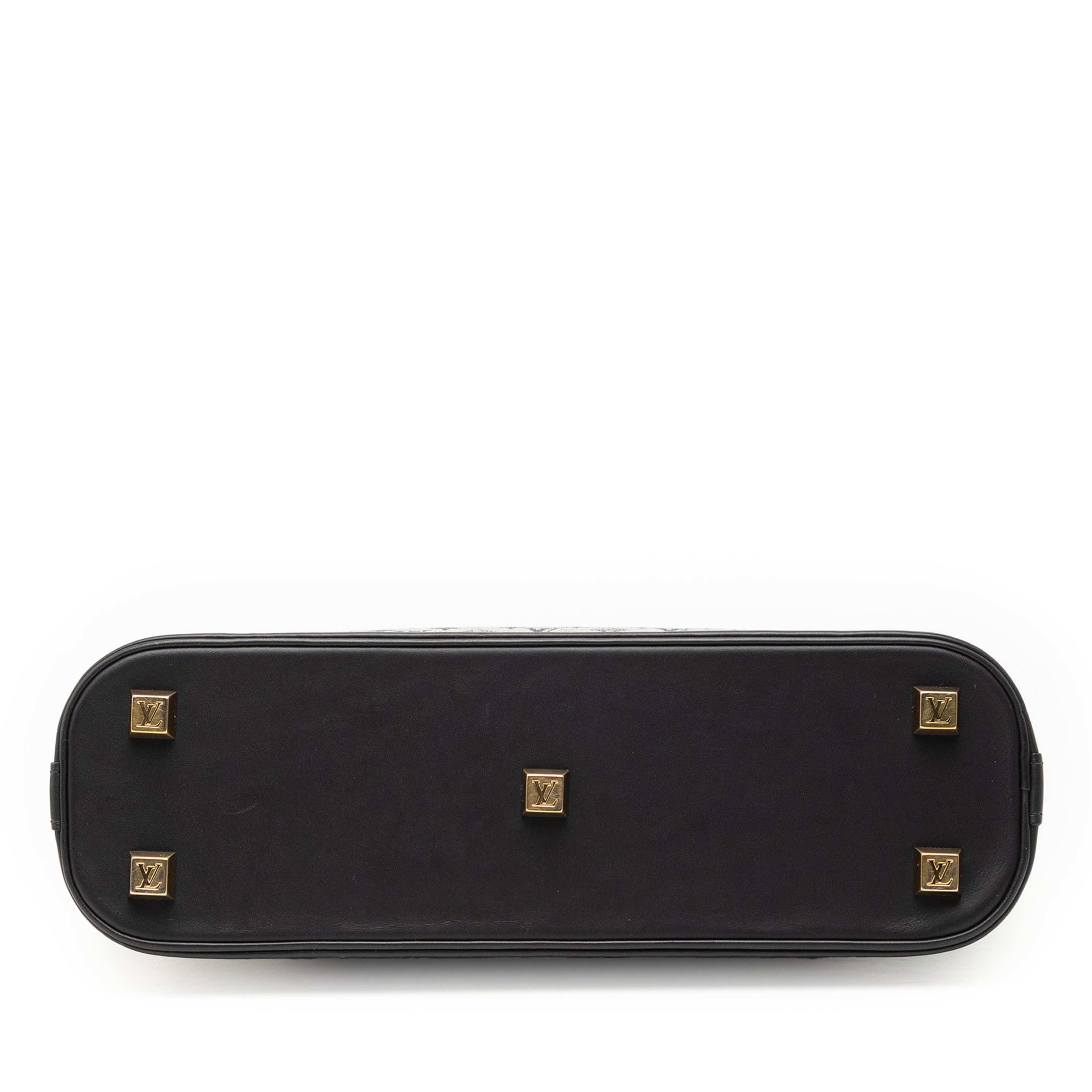 Louis Vuitton Monogram Mini Lin Alma Haut, från Luxclusif, i färgen gray. Klicka för att öppna bilden i stort format