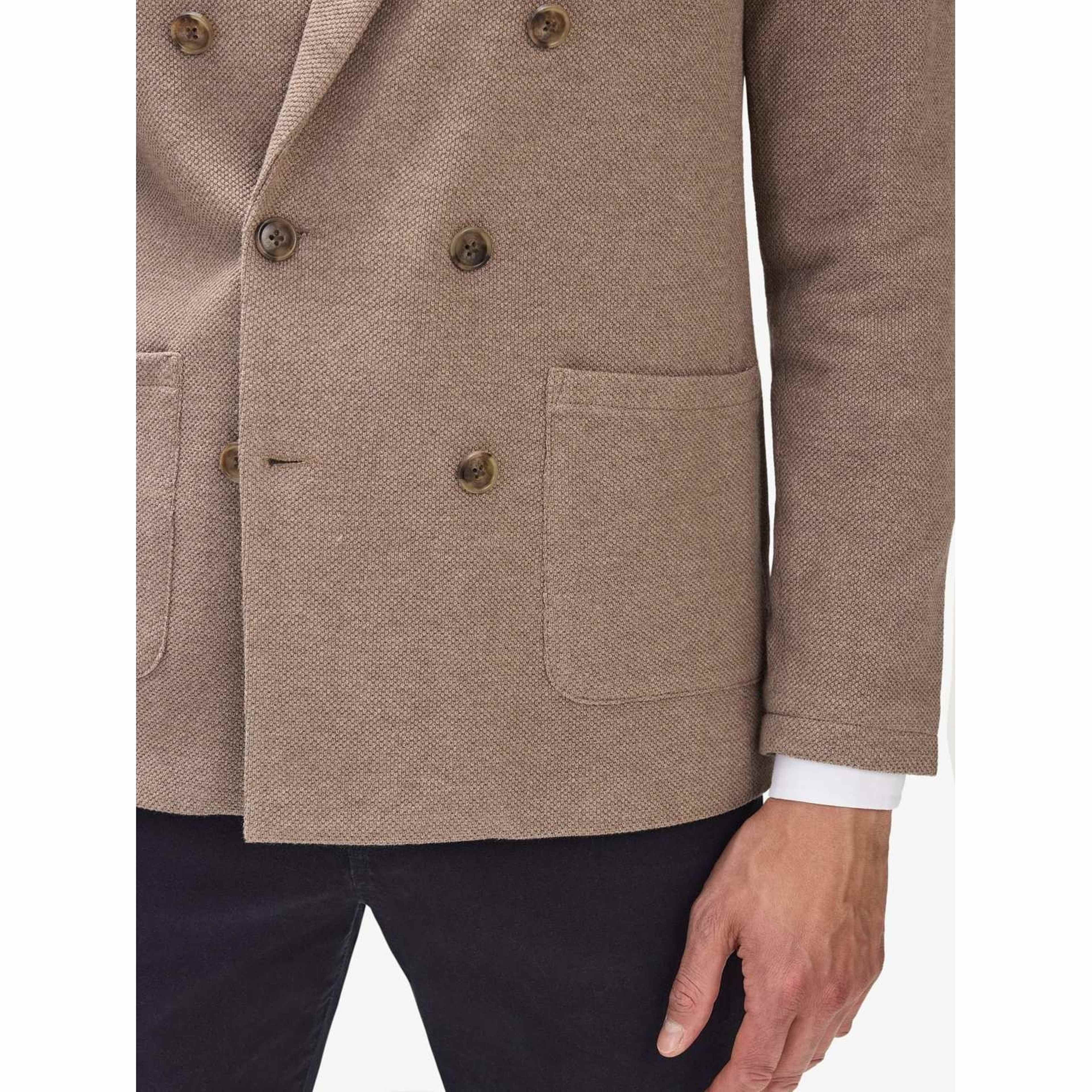 Double Breasted Knitted Blazer Charles
