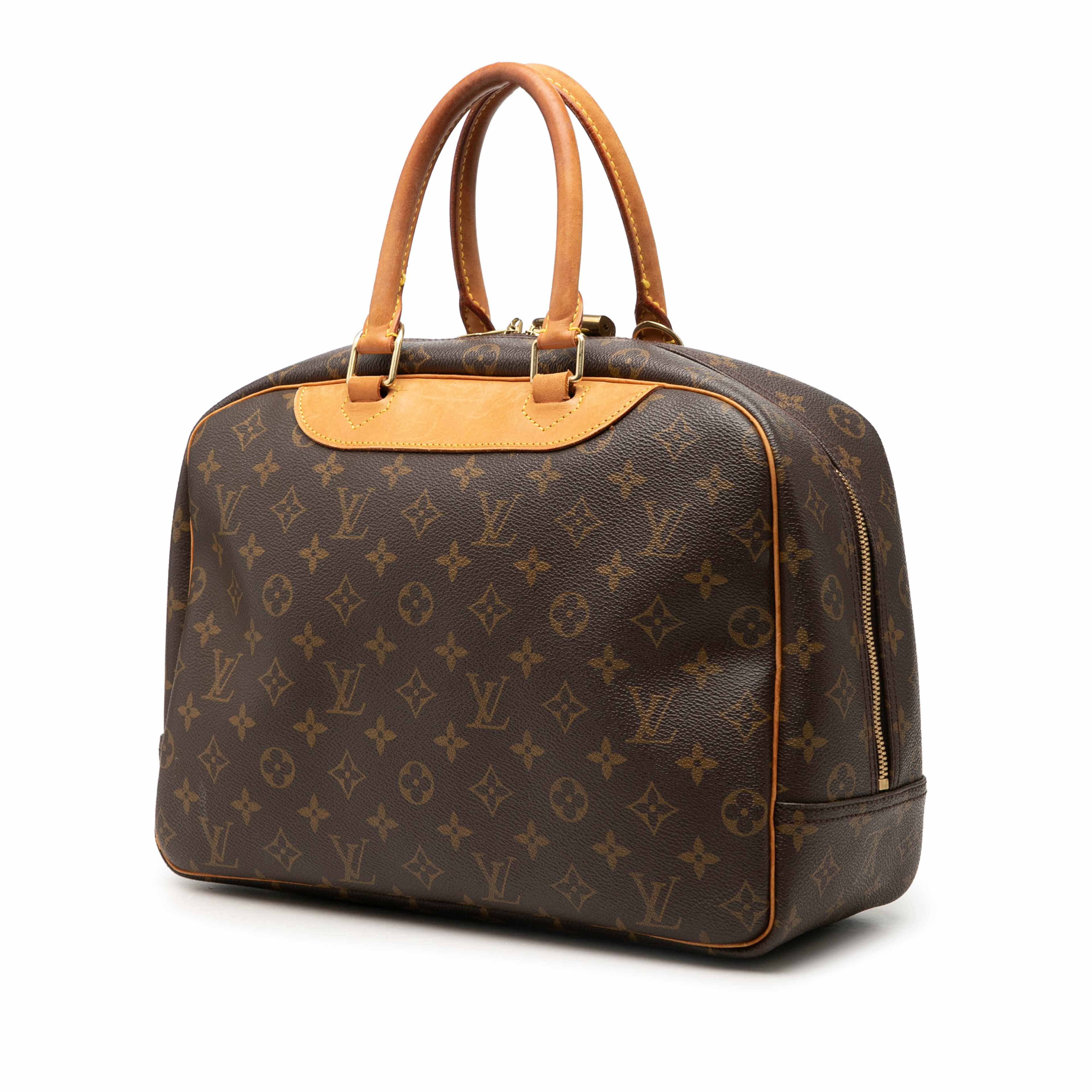 Louis Vuitton Monogram Deauville, från Luxclusif, i färgen brun. Klicka för att öppna bilden i stort format