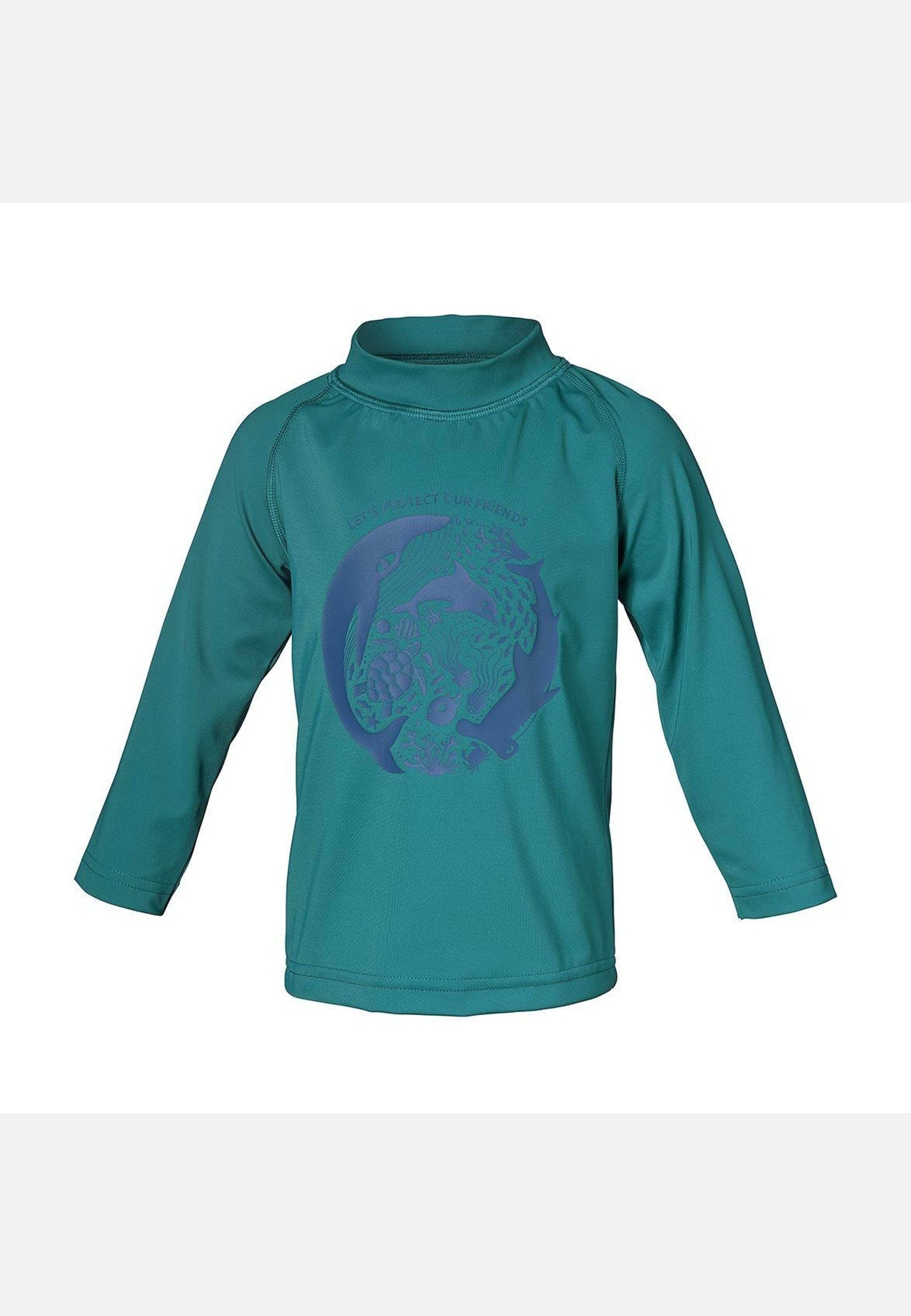 Isbjörn Sealion Uv-tröja 86cl-128cl, från ISBJÖRN of Sweden, i färgen emeraldgreen. Klicka för att öppna bilden i stort format
