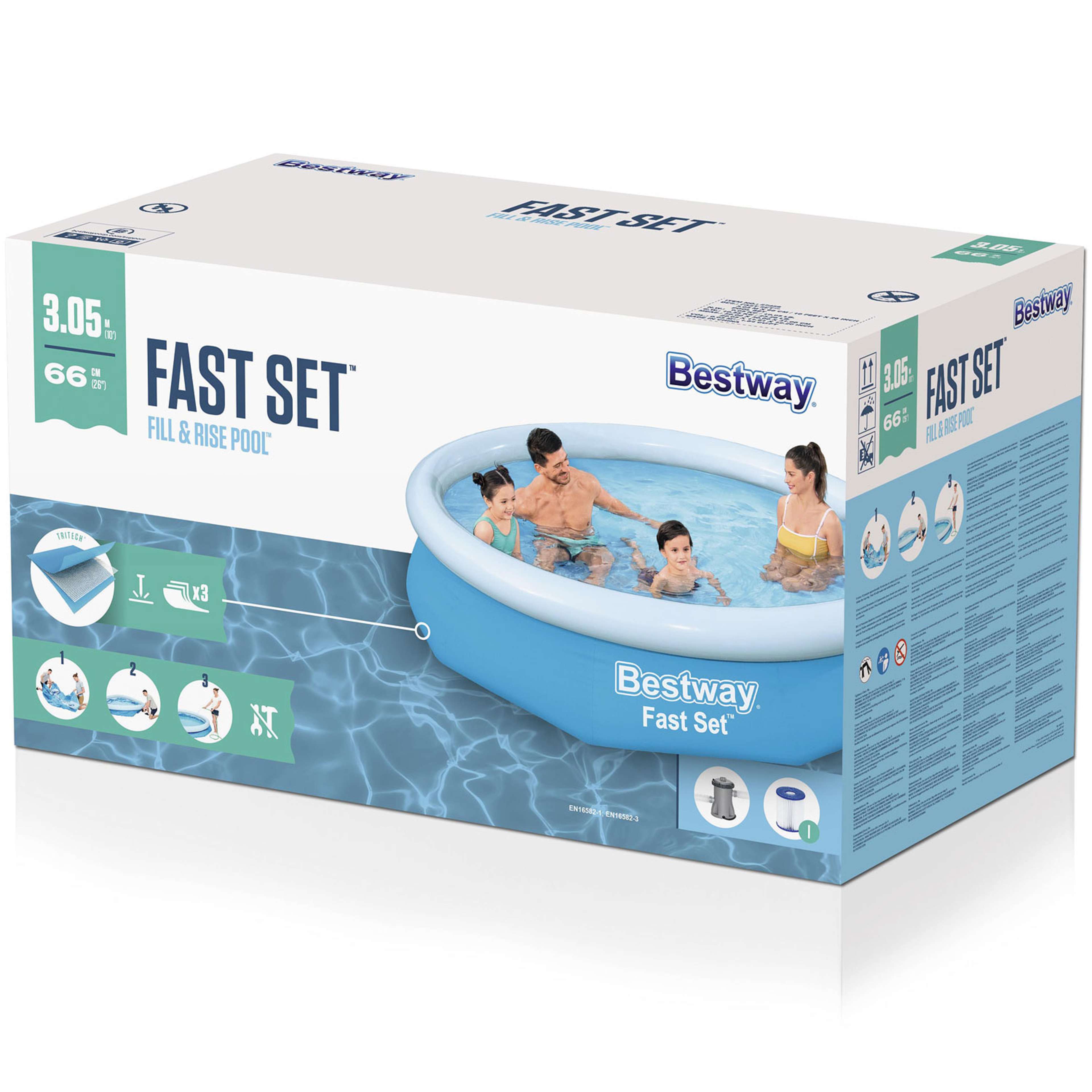 Fast Set Pool 3,05m X 66cm