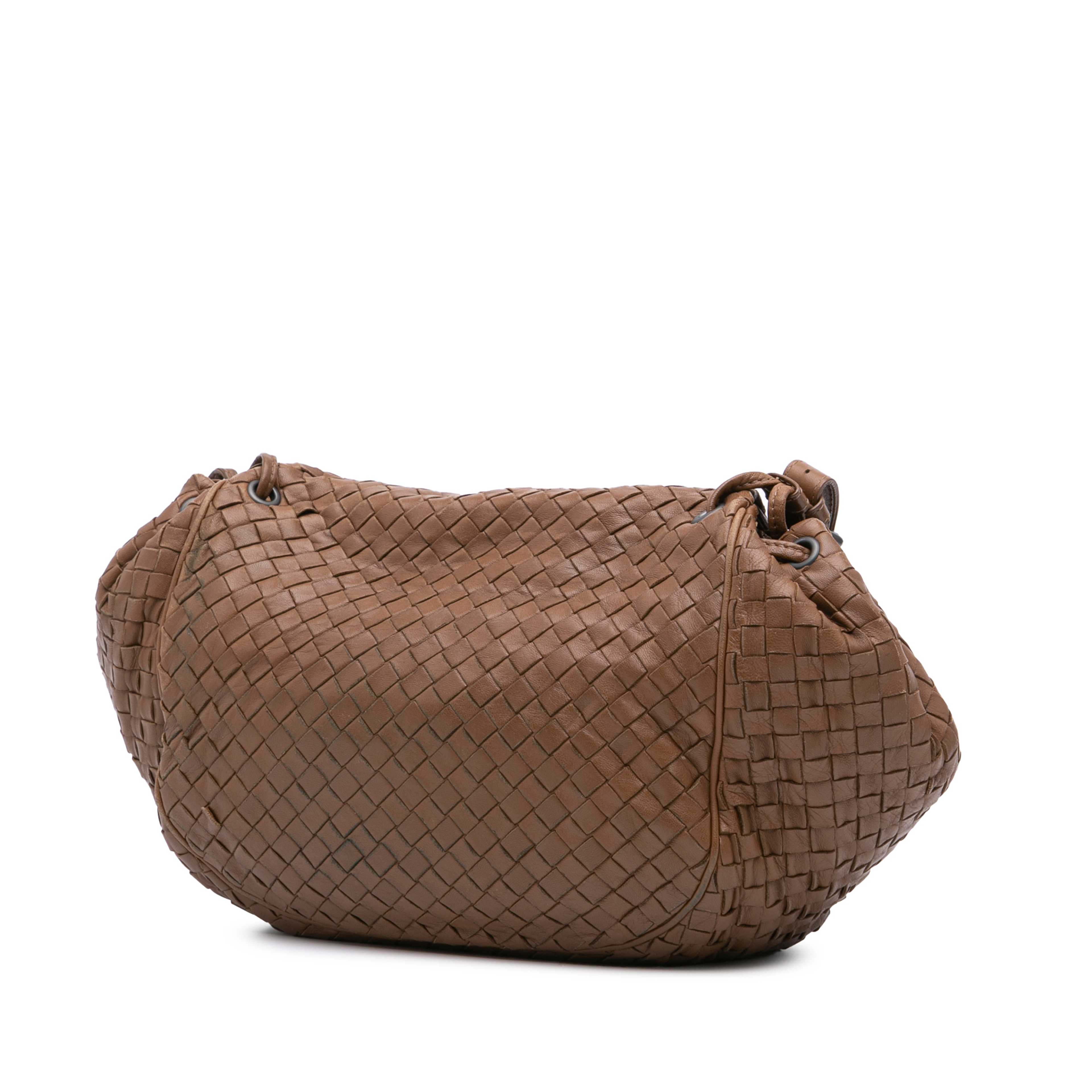 Bottega Veneta Nappa Intrecciato Flap Crossbody